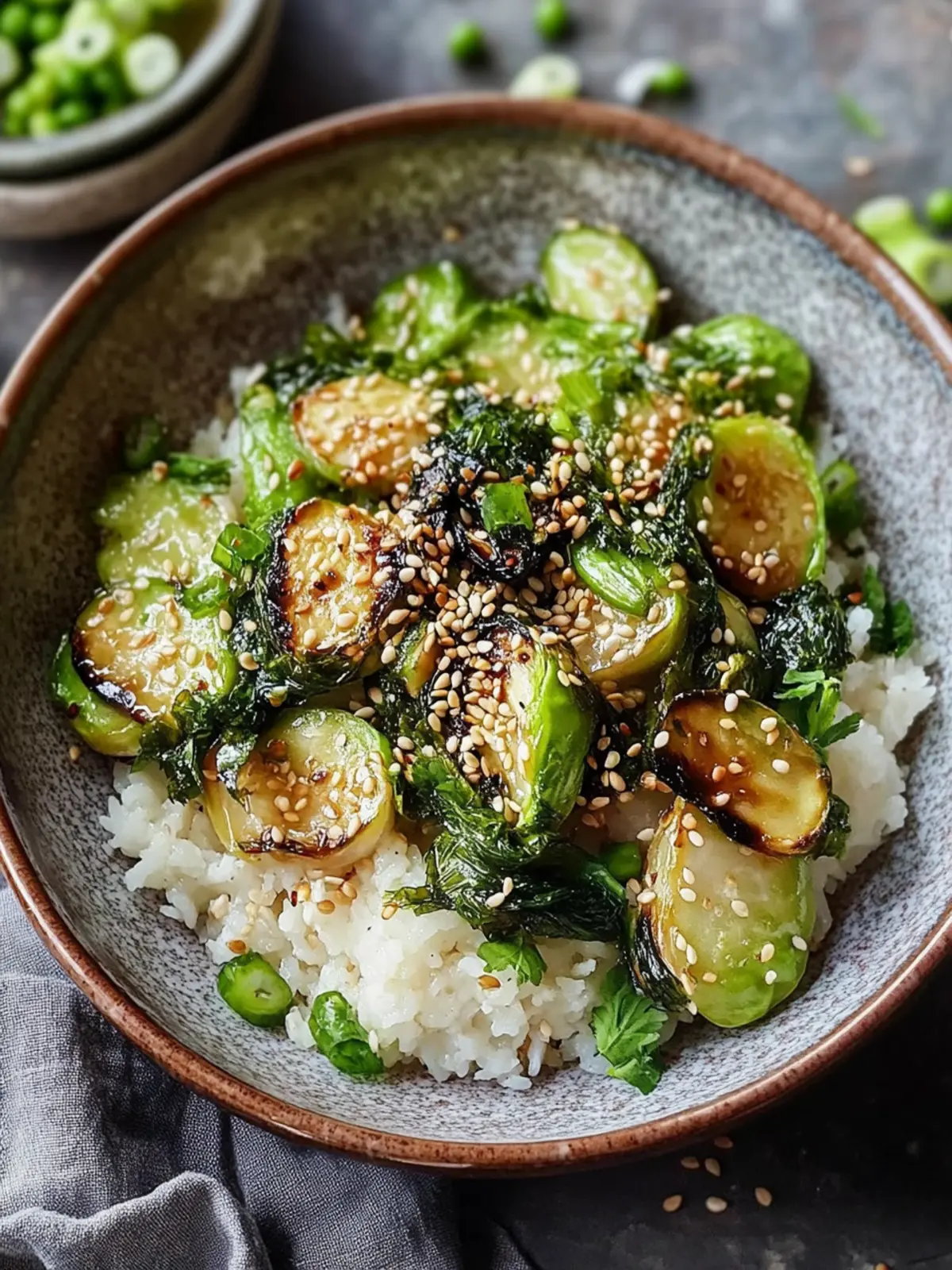 Miso-Sesam-Glasierte Rosenkohl: Gesund, schnell und lecker 4 Miso-Sesam-Glasierte Rosenkohl