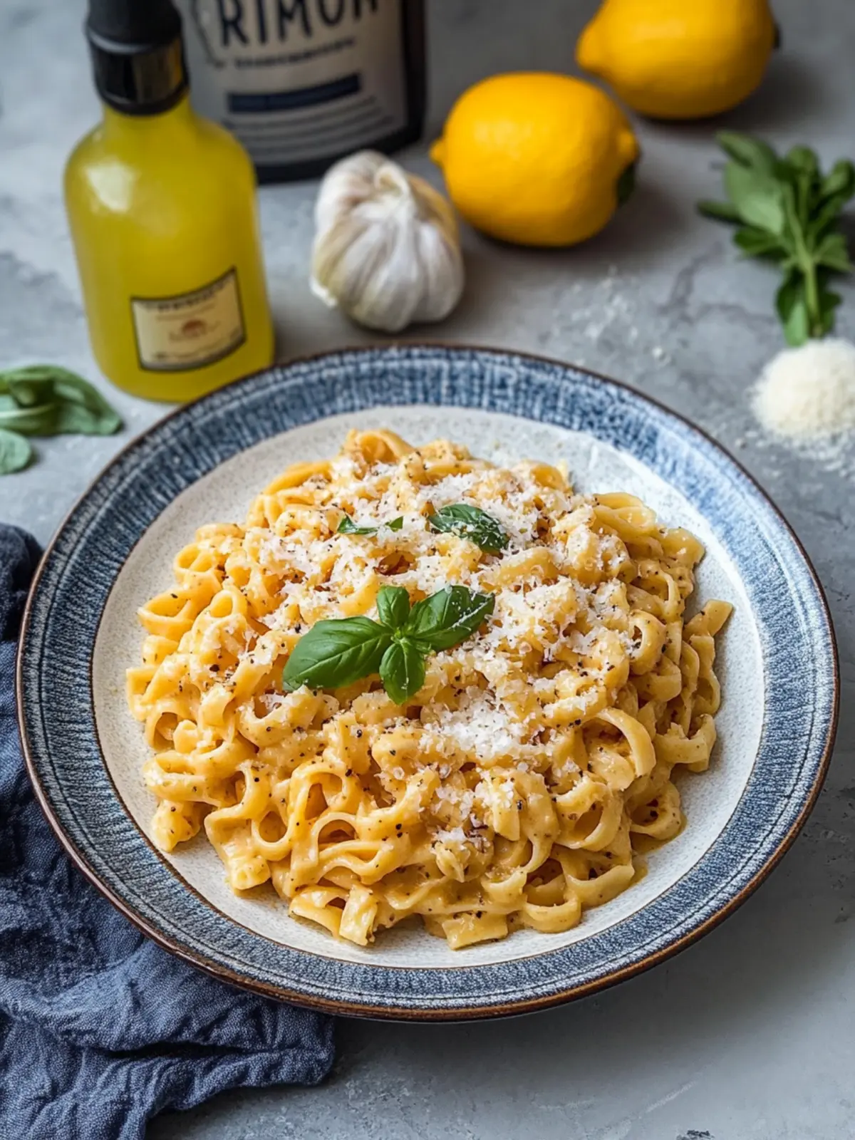 Fantastische Zitronen-Basilikum-Pasta mit zartem Hähnchen 5 Fantastische Zitronen-Basilikum-Pasta