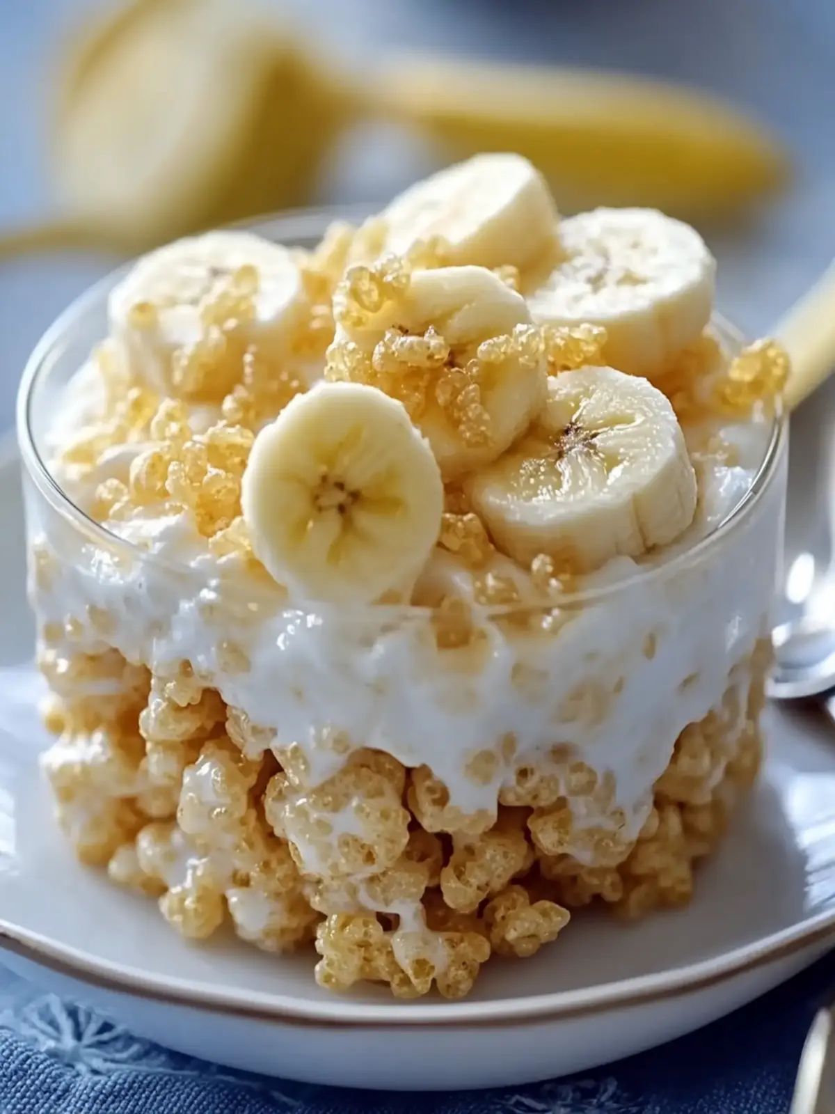 Bananen-Pudding Rice Krispies: Der nostalgische Genuss für Zuhause 4 Bananen-Pudding Rice Krispies