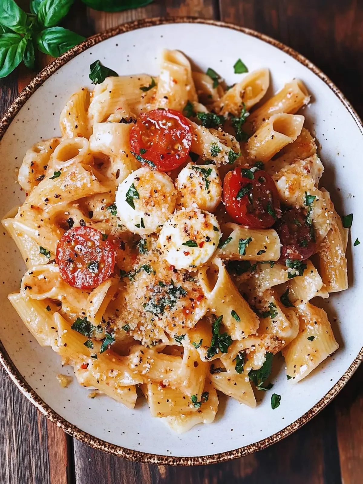 Cremige Mozzarella Jakobsmuschel Pasta für ihren perfekten Abend 3 Cremige Mozzarella Jakobsmuschel Pasta