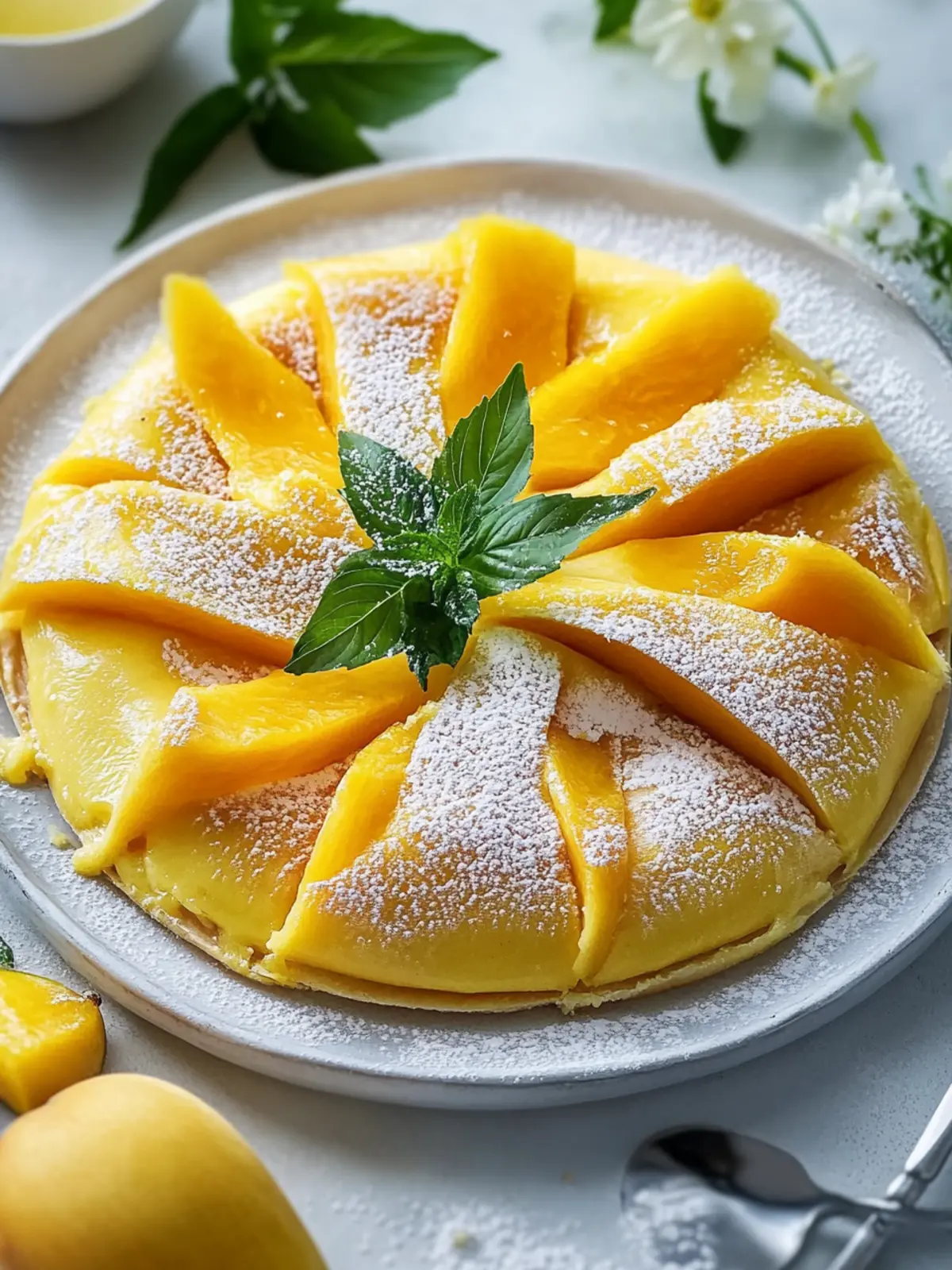 Luftige Mango Pfannkuchen: Das perfekte Frühstücksabenteuer 4 Luftige Mango Pfannkuchen