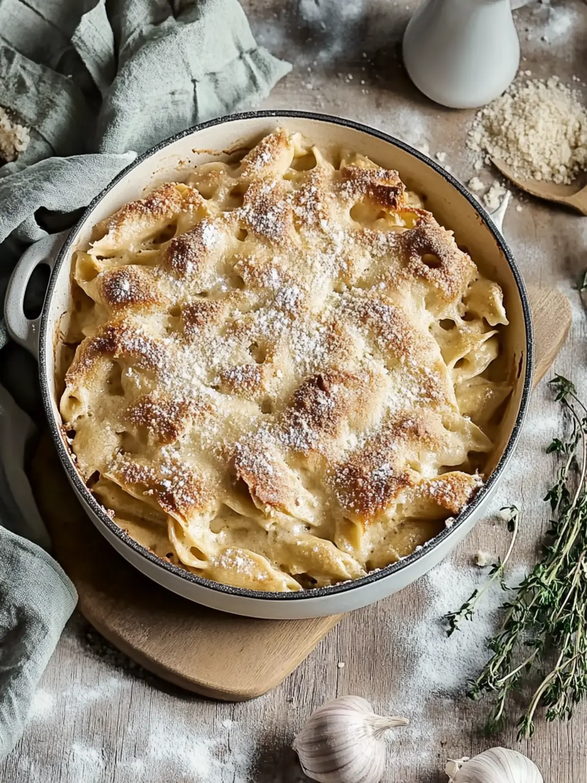 Hähnchen-Alfredo-Auflauf: Cremiger Genuss für die ganze Familie 5 Hähnchen-Alfredo-Auflauf