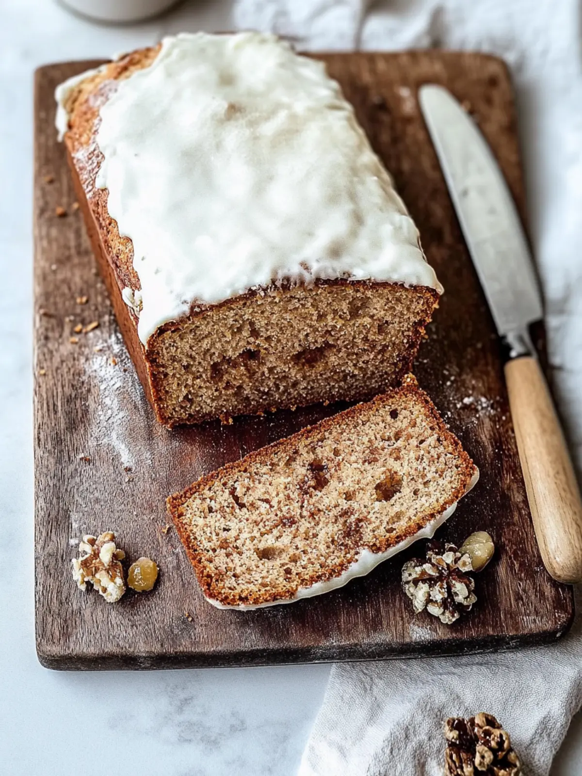 Saftiges Lebkuchenbrot mit Frischkäse-Frosting Genuss! 4 Lebkuchenbrot