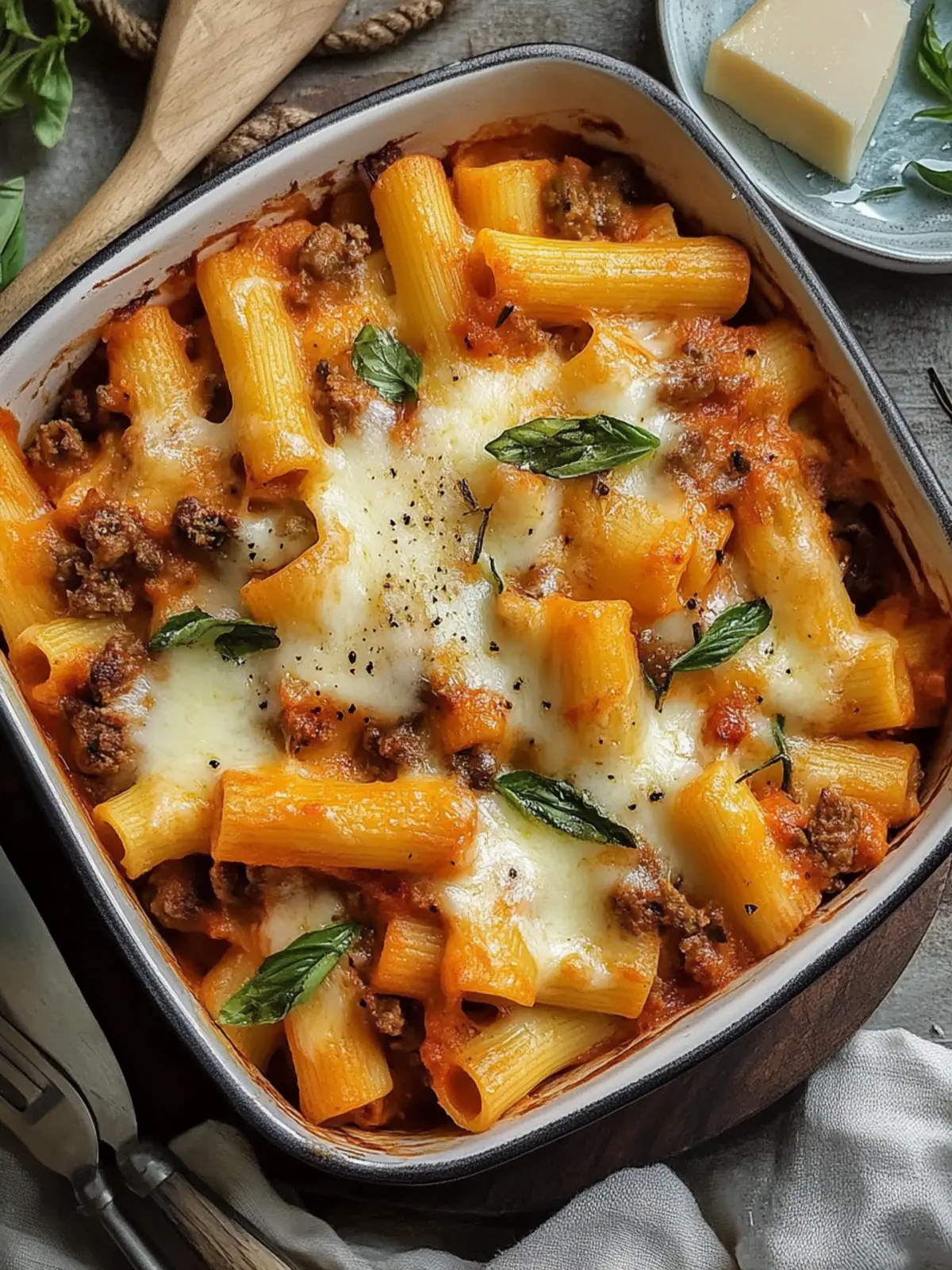 Genuss pur: Rigatoni al Forno mit Kürbis und herzhaftem Fleisch 5 Rigatoni al Forno mit Kürbis