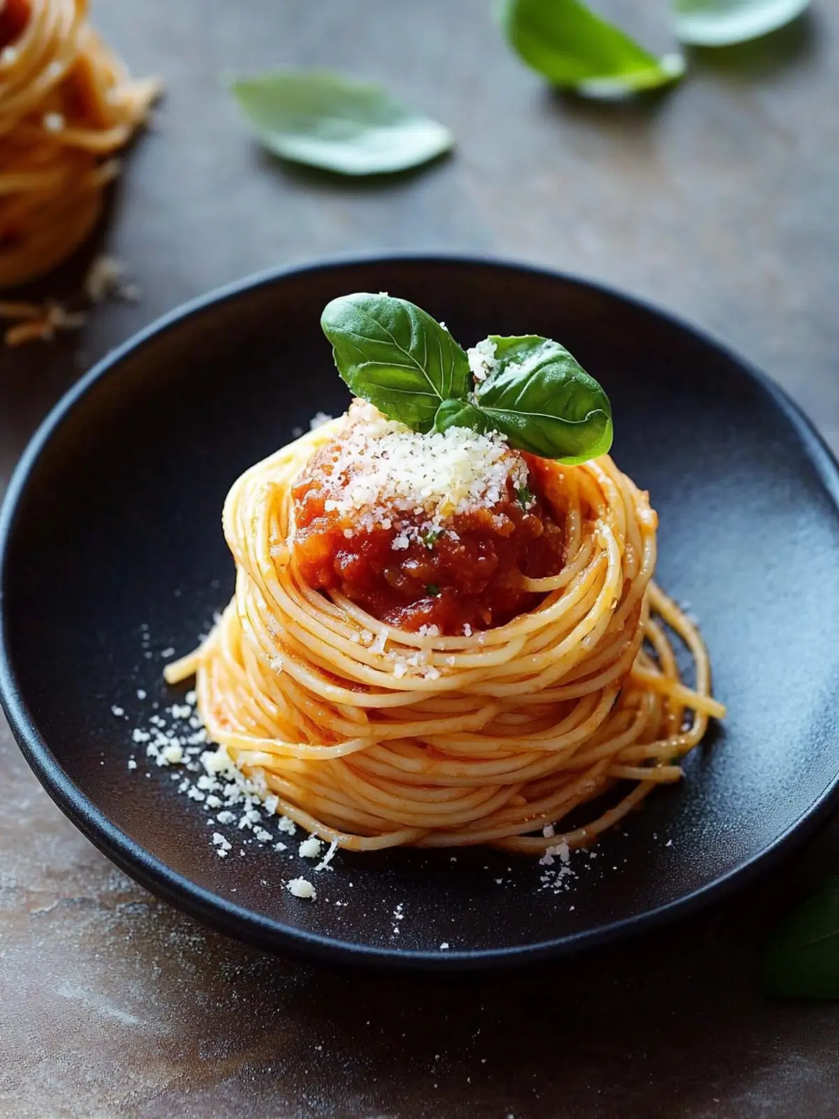 Mini Spaghetti und Fleischbällchen Bissen – Einfach und Lecker! 4 Mini Spaghetti und Fleischbällchen Bissen