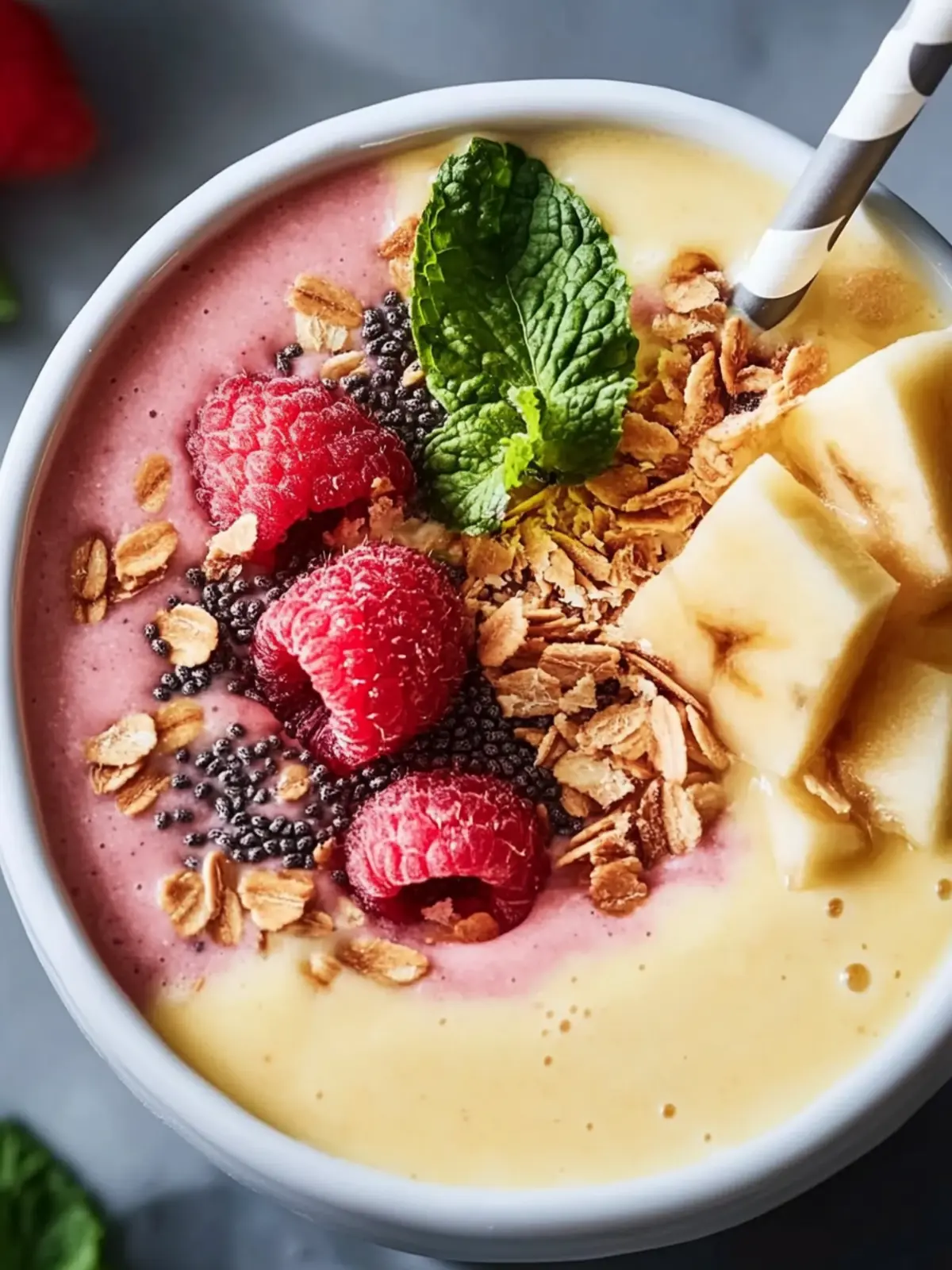 Erfrischende Ananas Papaya Kokosnuss Chia Schüssel für jeden Tag 3 Ananas Papaya Kokosnuss Chia Schüssel