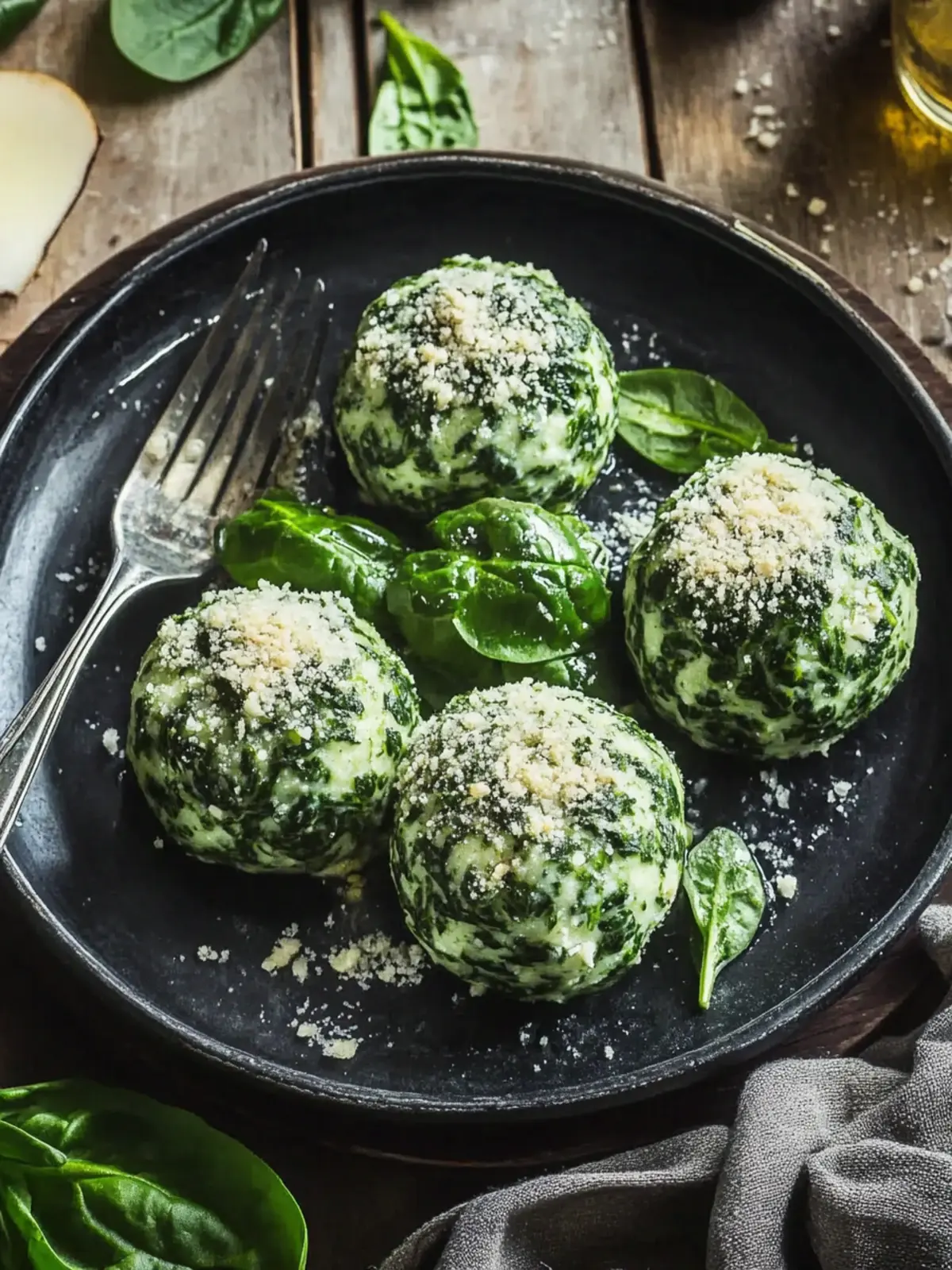 Wunderbare Spinatknödel: Einfach, schnell und hausgemacht! 4 Spinatknödel
