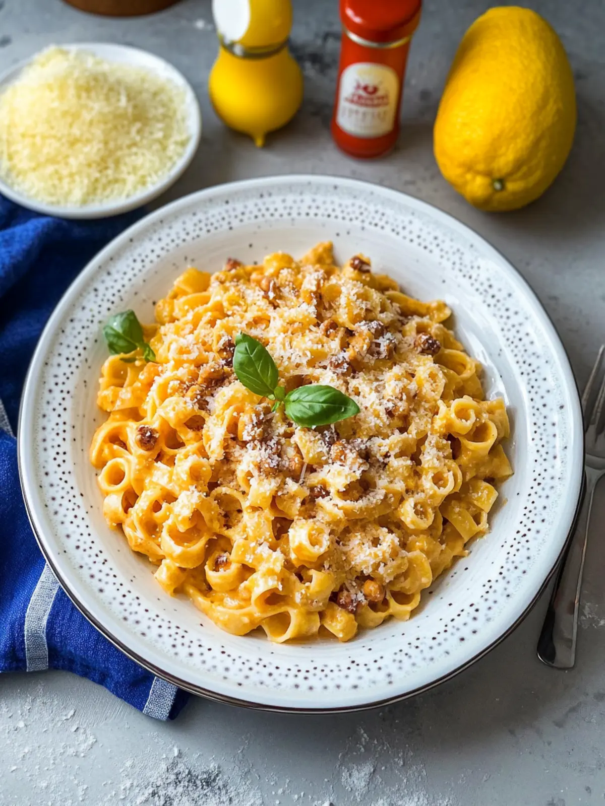 Fantastische Zitronen-Basilikum-Pasta mit zartem Hähnchen 4 Fantastische Zitronen-Basilikum-Pasta