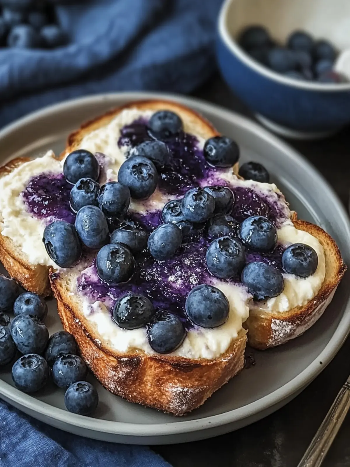 Über Nacht Blaubeer Französisch Toast Auflauf für Genussmomente 3 Über Nacht Blaubeer Französisch Toast Auflauf
