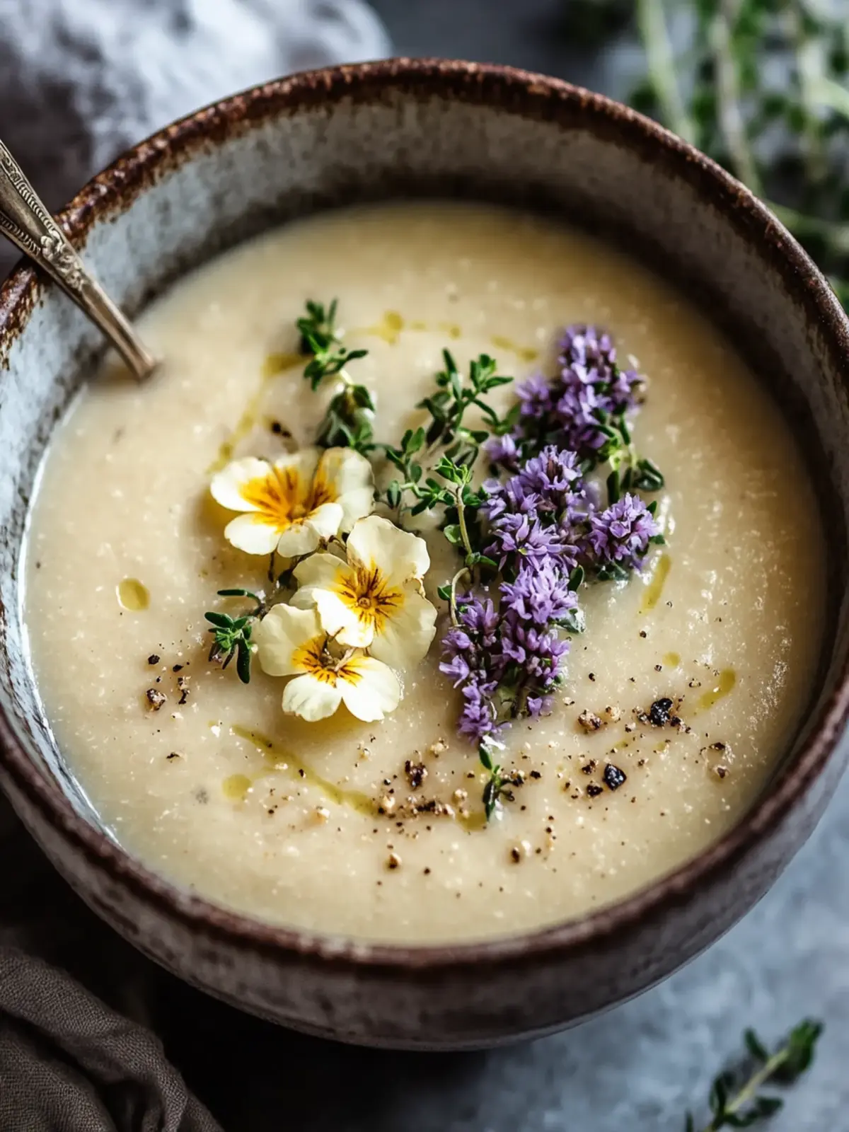 Cremige Blumenkohlsuppe – Einfache, gesunde Wohlfühlsuppe 4 Cremige Blumenkohlsuppe