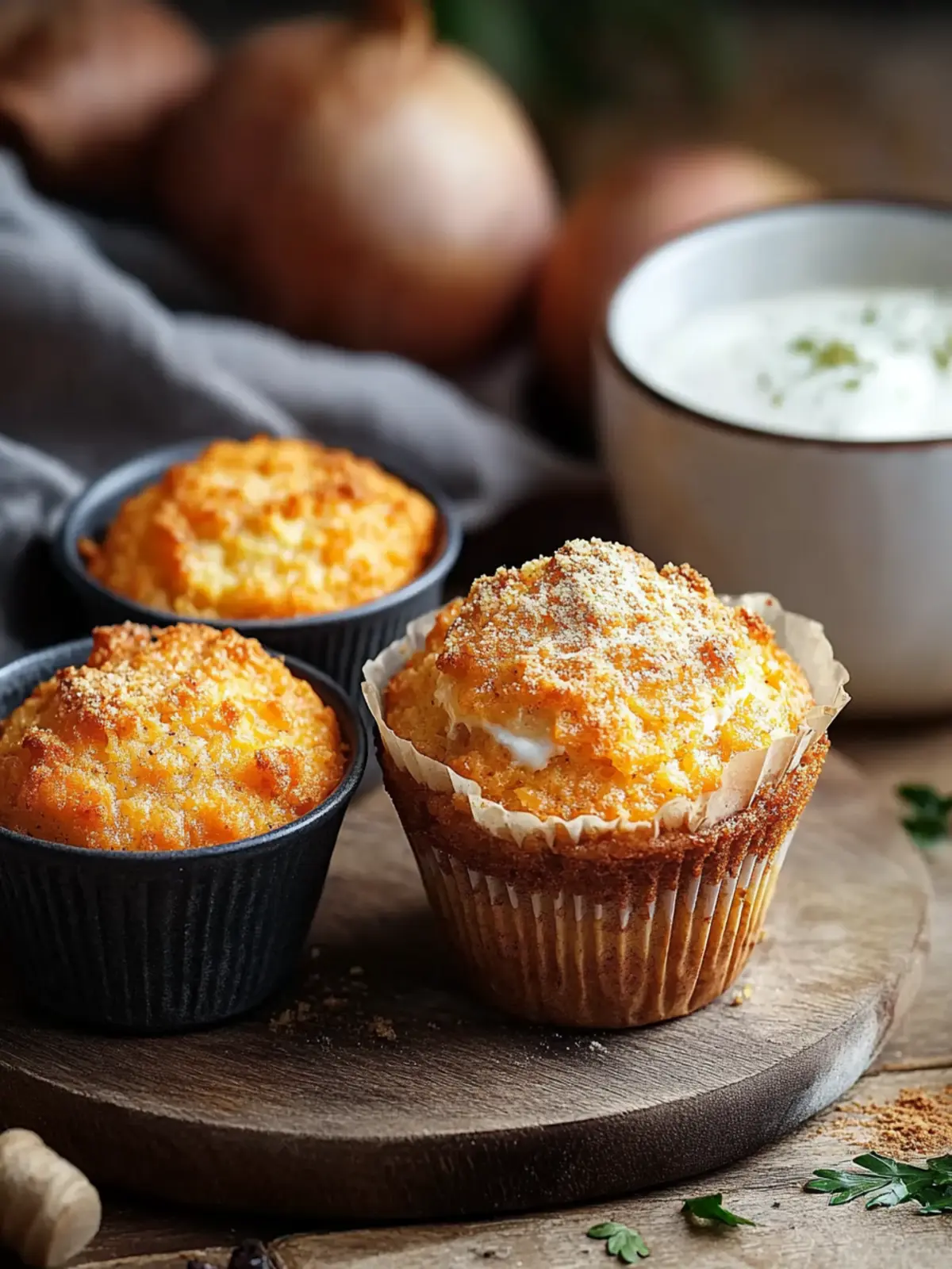 Saftige mehlfreie gewürzte Karotten-Joghurt-Muffins für dich 5 Mehlfreie gewürzte Karotten-Griechischer-Joghurt-Muffins