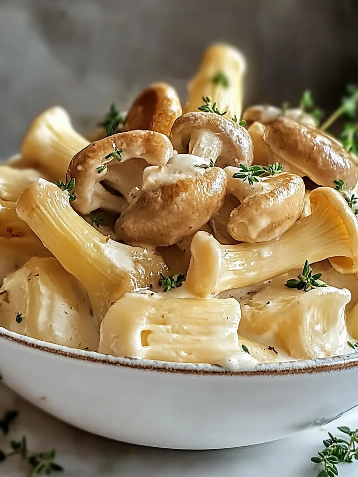 Cremige toskanische Pilz-Pasta-Pfanne für schnelle Genussmomente 2 Cremige toskanische Pilz-Pasta-Pfanne