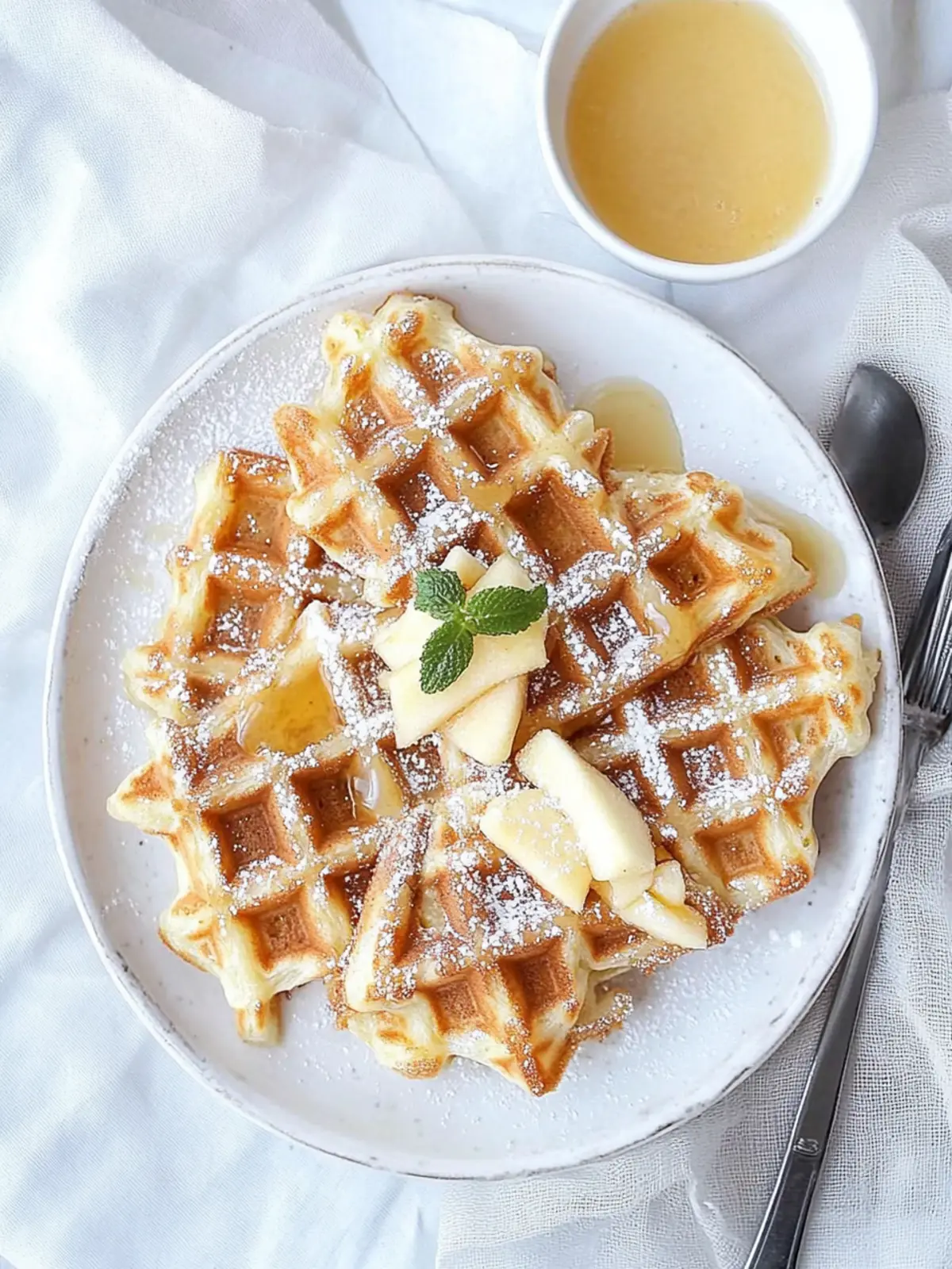 Waffeln mit Apfelmus ohne Zuckerzusatz: Gesund und Lecker! 5 Waffeln mit Apfelmus ohne Zuckerzusatz