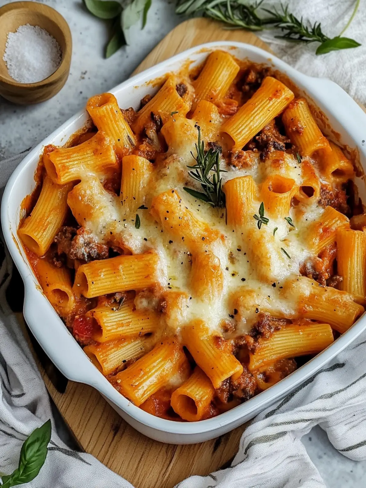 Genuss pur: Rigatoni al Forno mit Kürbis und herzhaftem Fleisch 3 Rigatoni al Forno mit Kürbis