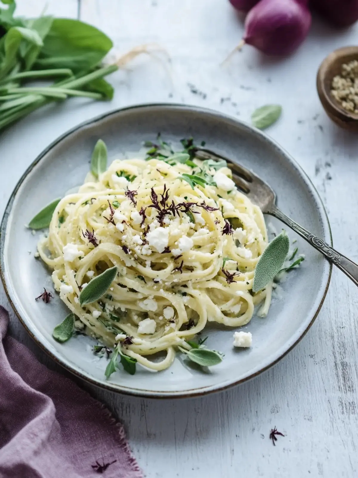 Kohlrabi & Grüne Apfel Nudel Salad: Gesund & Erfrischend genießen 4 Kohlrabi & Grüne Apfel Nudel