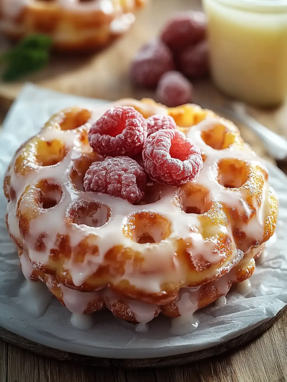 Apfelstrudel Waffel Donuts für dein perfektes Frühstückserlebnis 3 Apfelstrudel Waffel Donuts