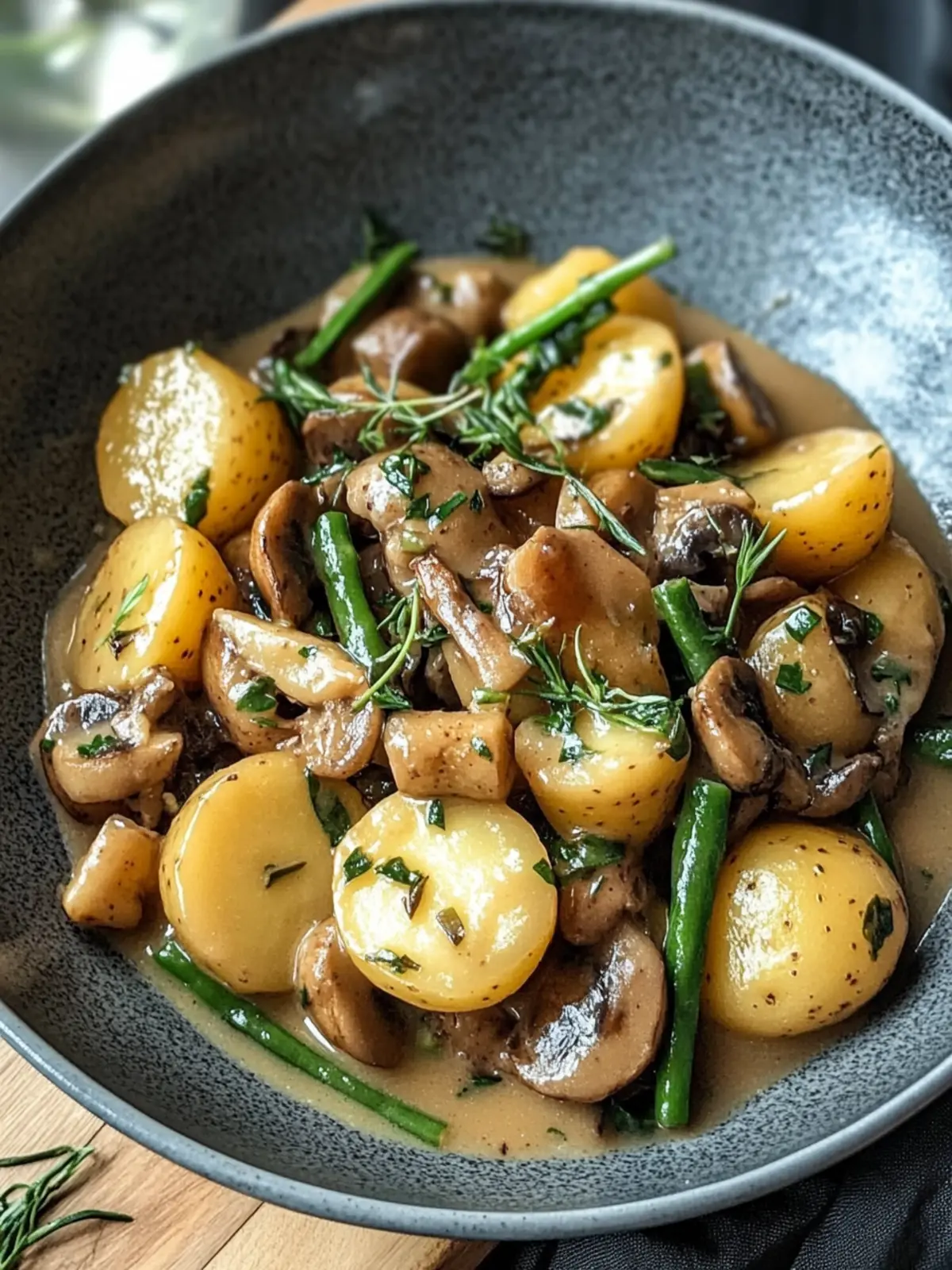 Bereite schnell ein Kartoffel- und Pilz-Stampf mit Bohnen zu: Lecker und Vegan 2 Bereite schnell ein Kartoffel- und Pilz-Stampf mit Bohnen zu