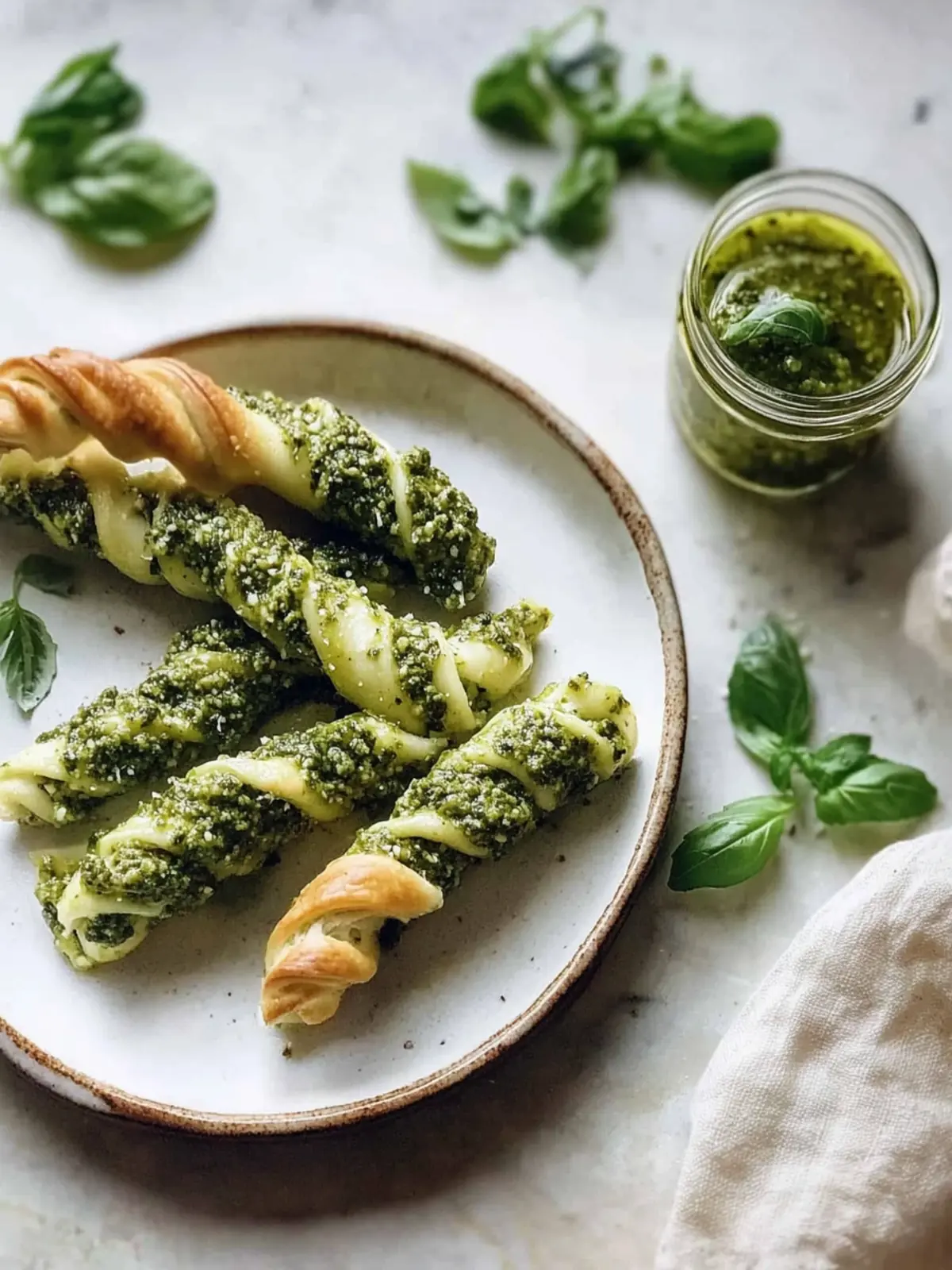 Pesto-Drehungen: Einfache, köstliche Snacks für jeden Anlass 4 Pesto-Drehungen