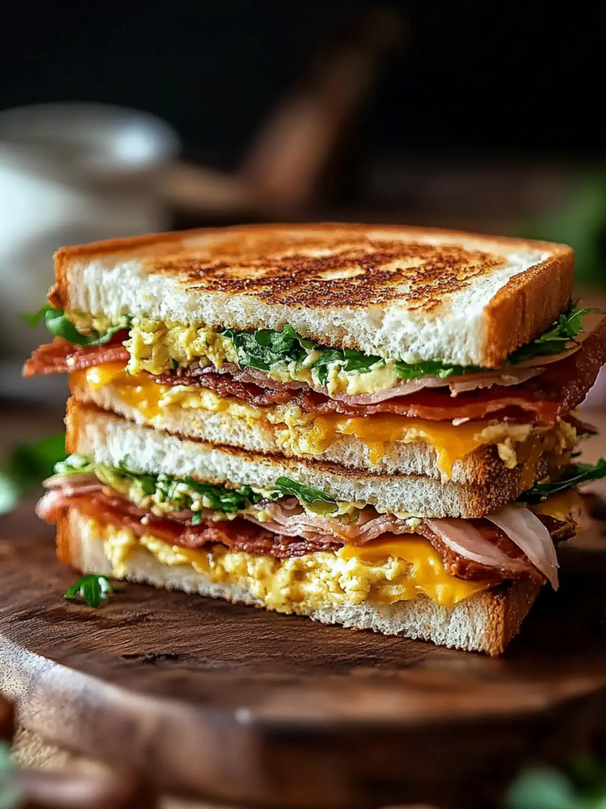 Saftiger Cowboy Club Sandwich für den perfekten Genuss 2 Cowboy Club Sandwich