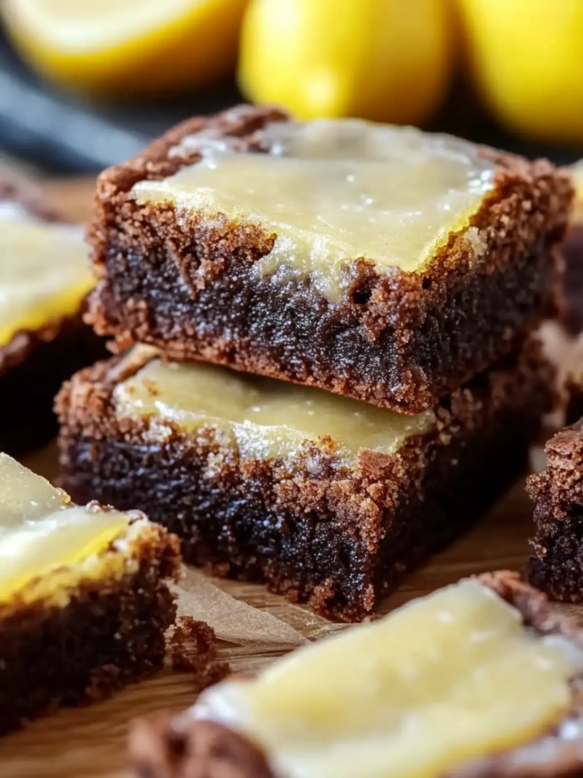 Zitronen-Brownies: Fudgy Leckerbissen mit erfrischendem Twist 5 Zitronen-Brownies