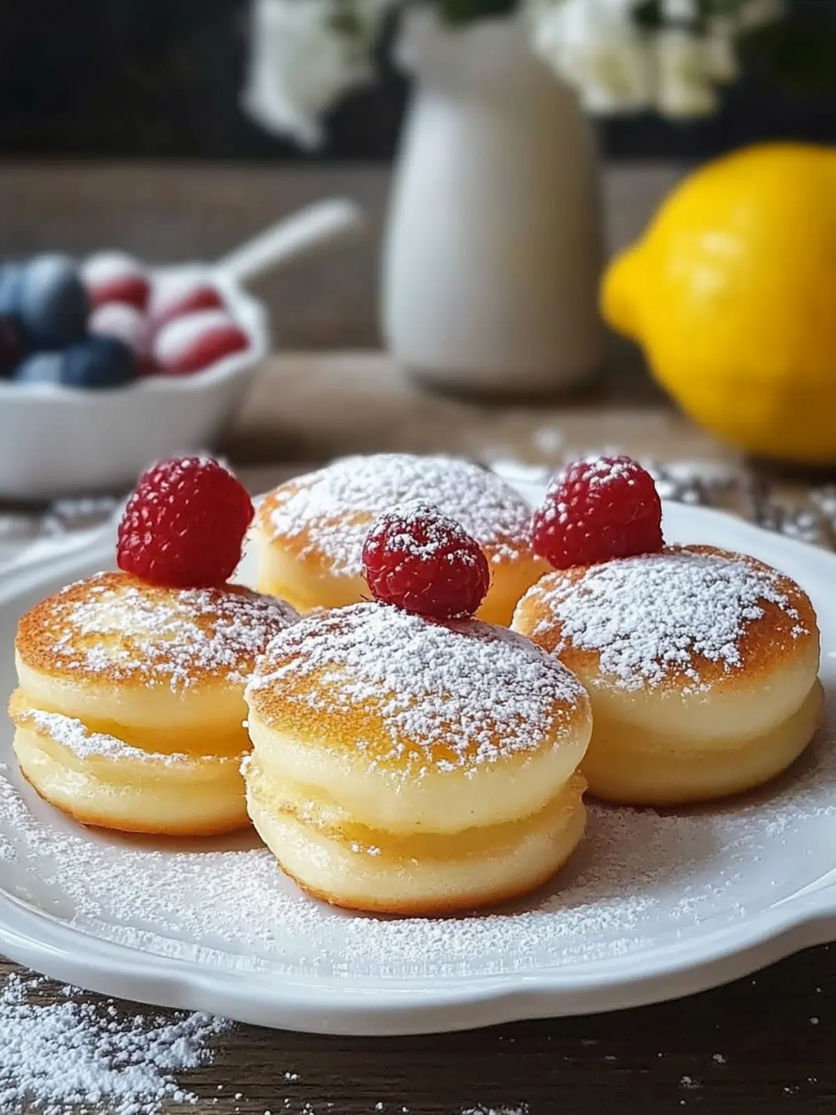 Fluffige Mini Deutsche Pfannkuchen Rezept für jedes Frühstück 5 Mini deutsche Pfannkuchen Rezept