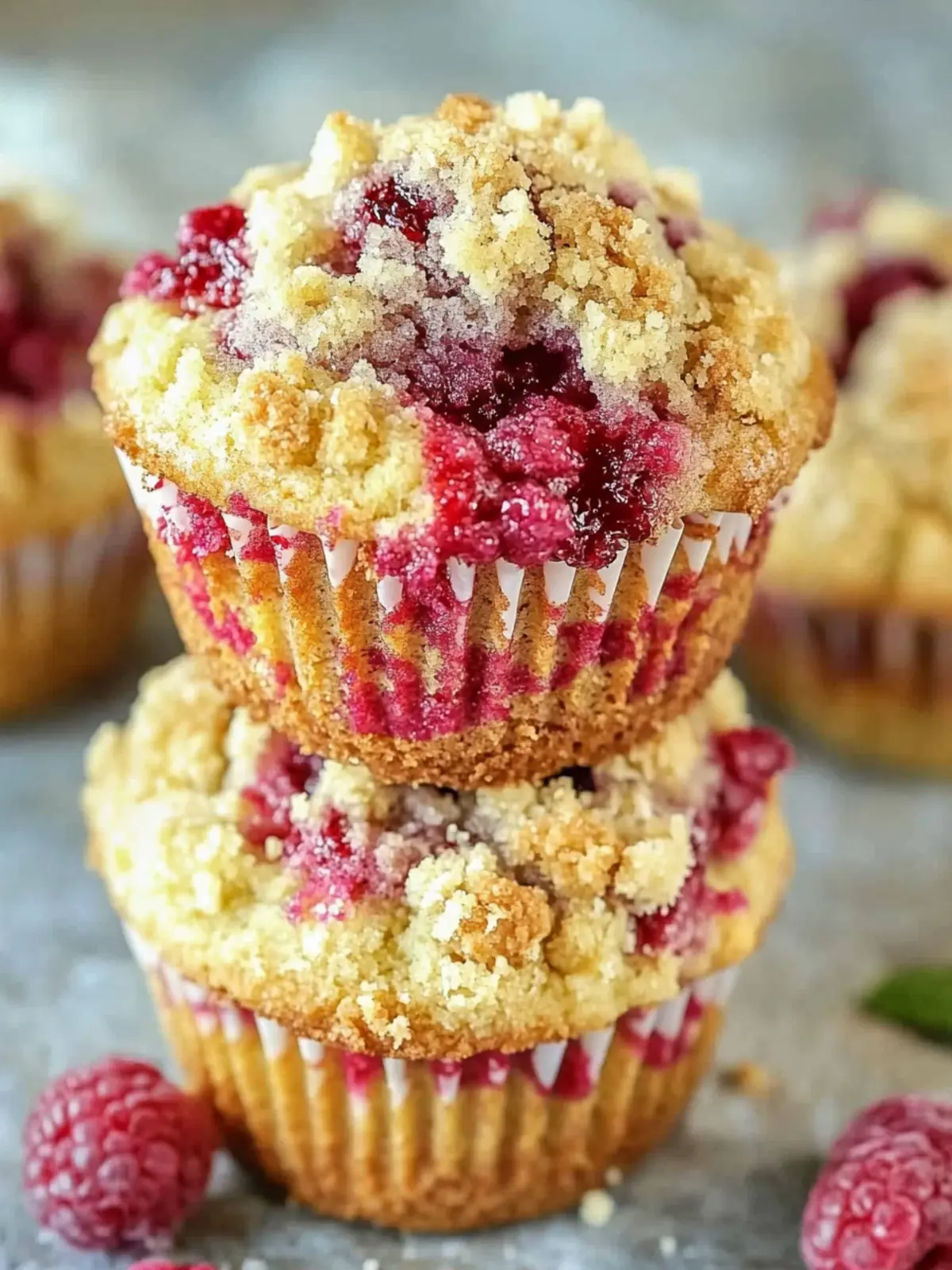 Himbeer-Streusel-Muffins: Saftig und unwiderstehlich lecker 3 Himbeer-Streusel-Muffins