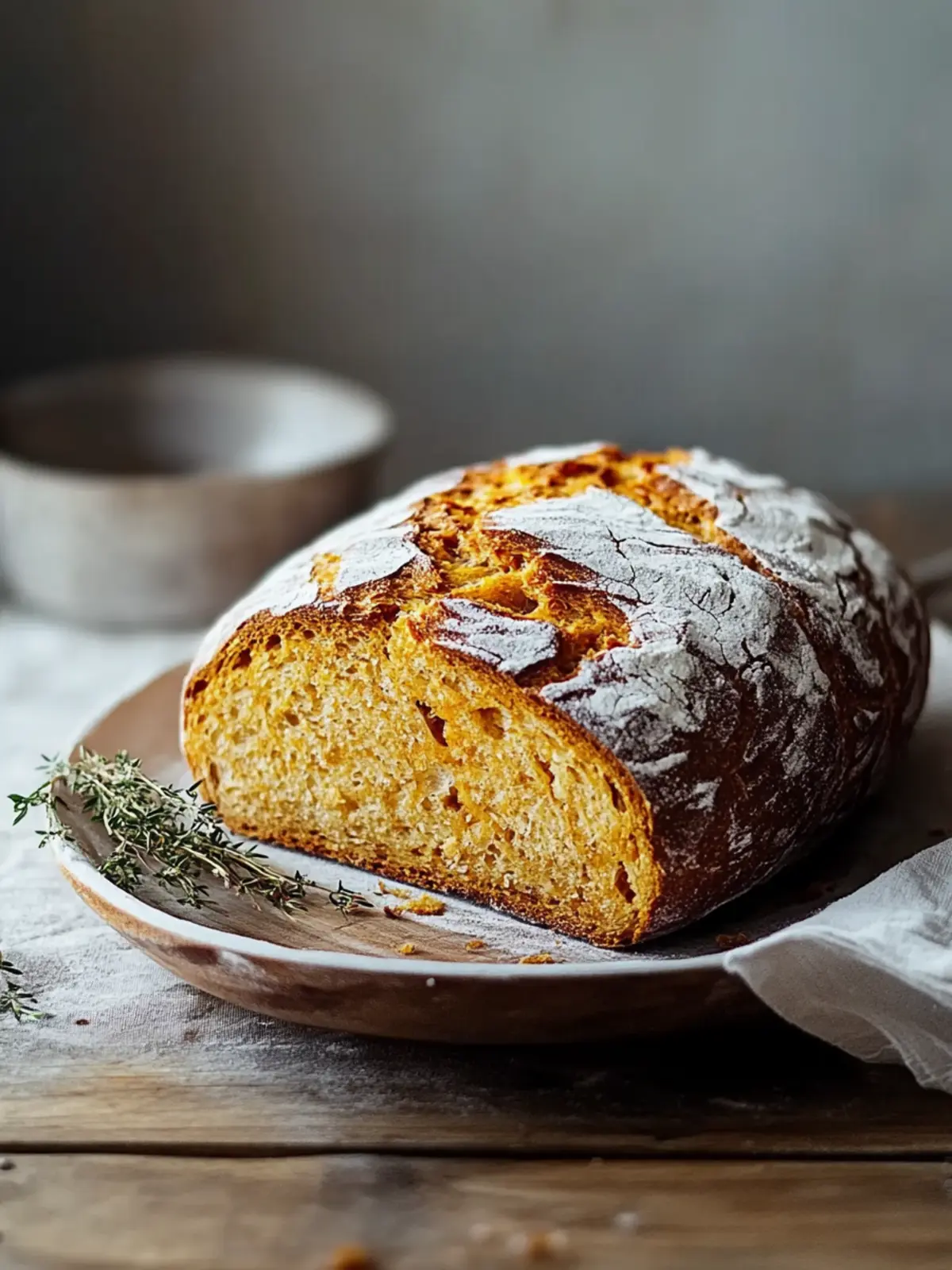 Herzhaftes Kürbisbrot mit Walnüssen für gemütliche Herbsttage 3 Kürbisbrot
