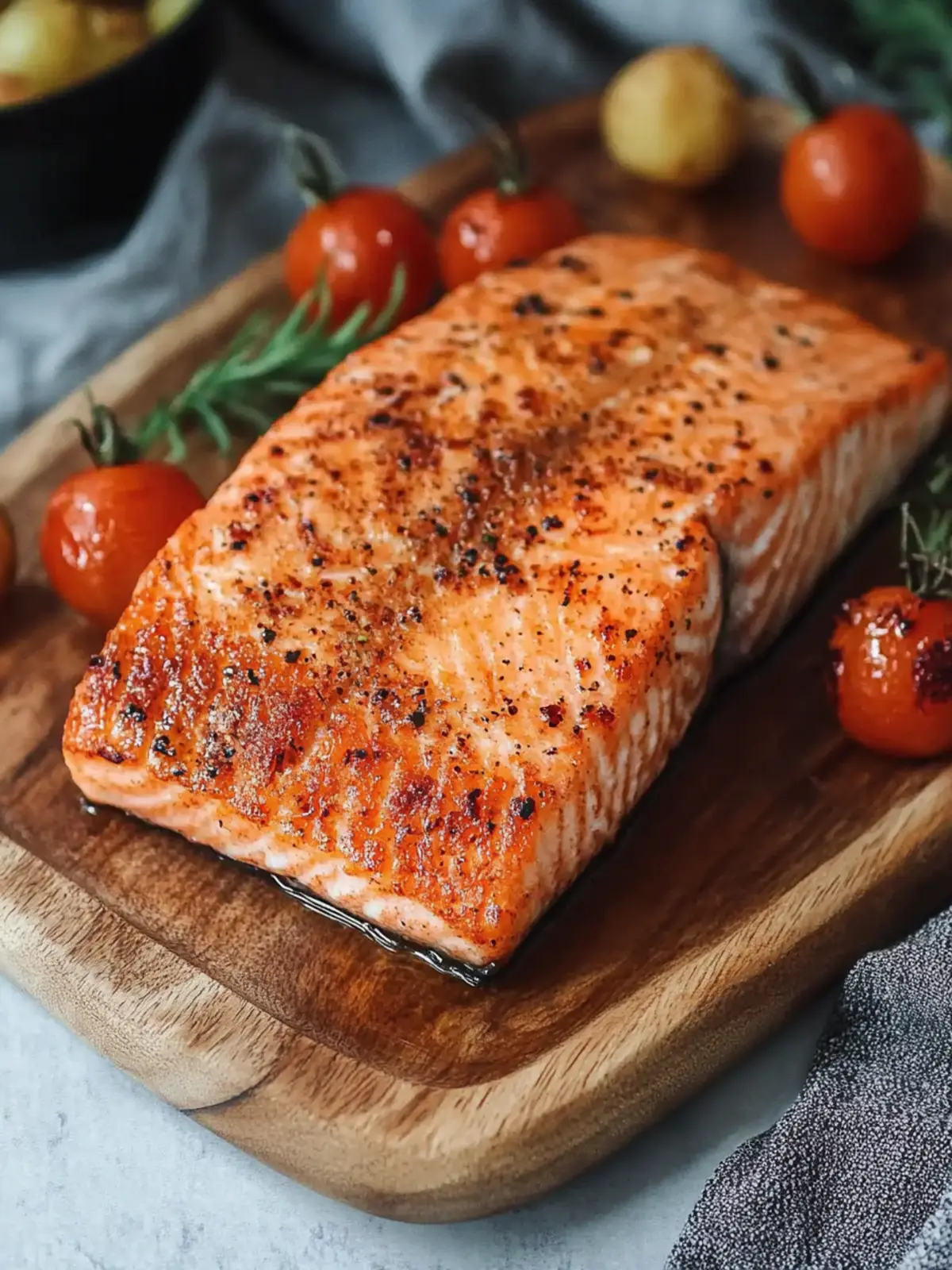 Einfache Heißluftfritteuse Lachs: Gesund in 10 Minuten zubereiten 4 Einfache Heißluftfritteuse Lachs