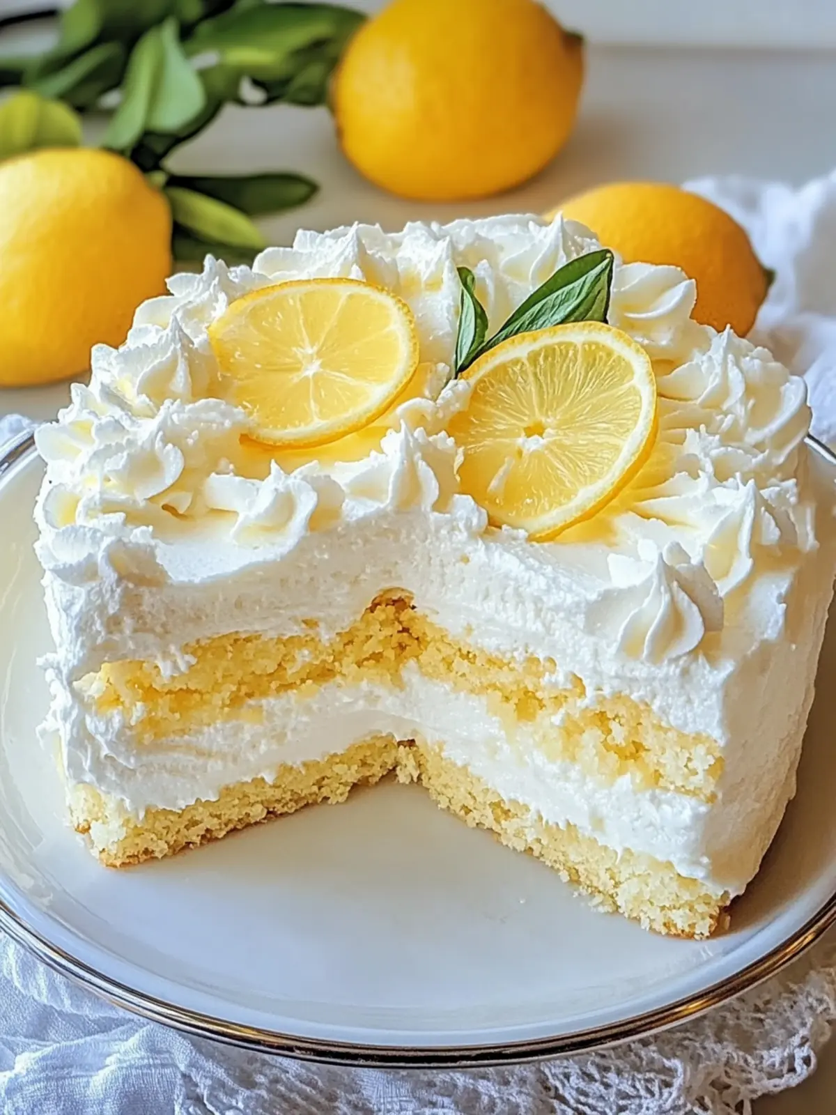 Erfrischender Italienischer Zitronencreme-Kuchen für deine Feier 4 Italienischer Zitronencreme-Kuchen