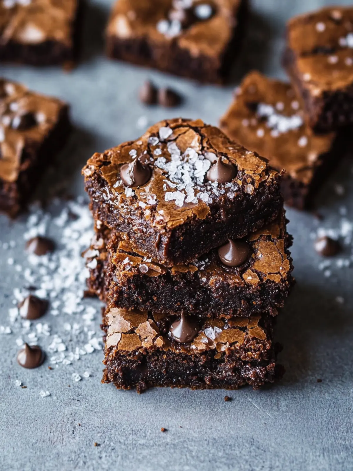 Gesalzene Brownie-Kekse: Fudgy Genüsse für Schokoladenliebhaber 4 Gesalzene Brownie-Kekse