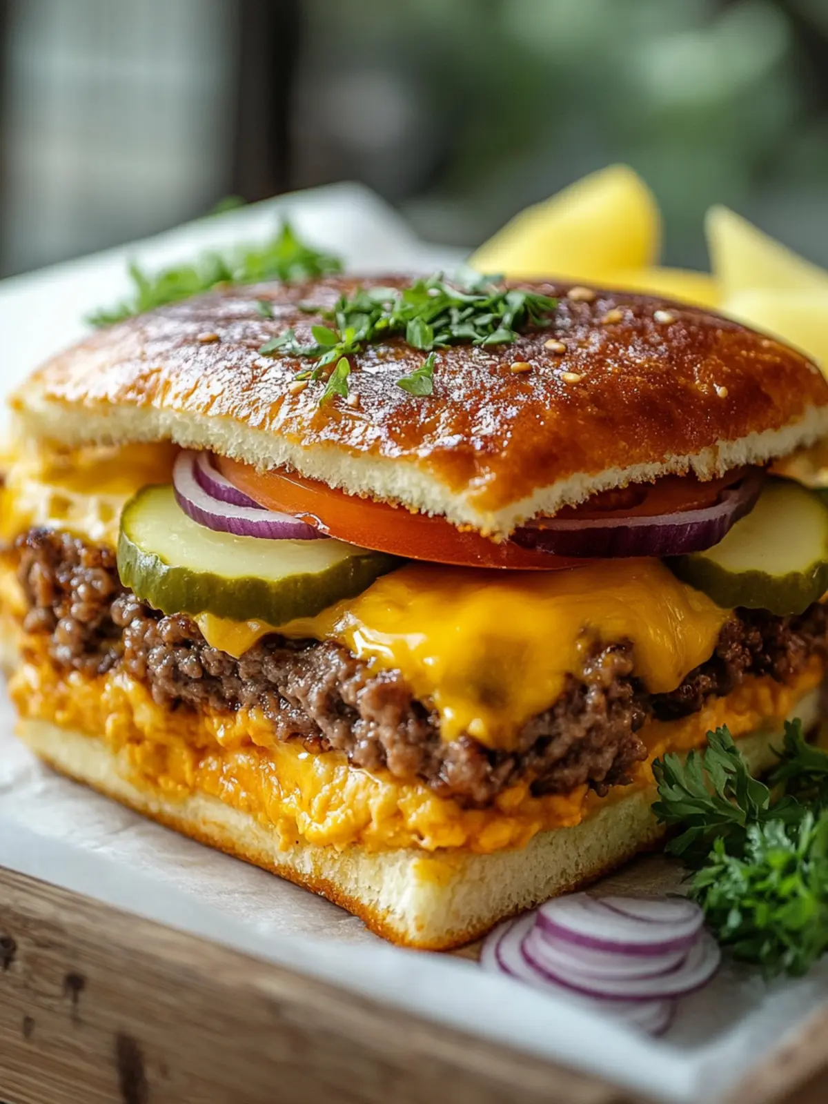 Käse Oklahoma Zwiebel Smashburger Auflauf für herzliche Familienabende 2 Käse Oklahoma Zwiebel Smashburger Auflauf