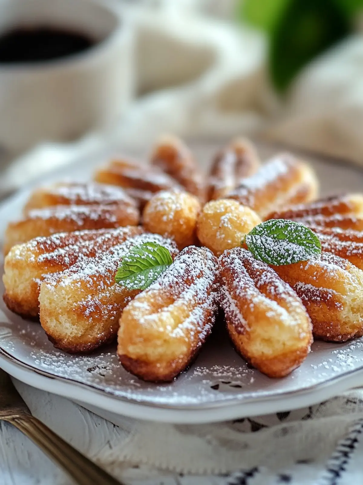 Mini Spanische Churro-Pfannkuchen Bissen für ein fluffiges Frühstück 5 Mini Spanische Churro-Pfannkuchen Bissen für Frühstück & Brunch