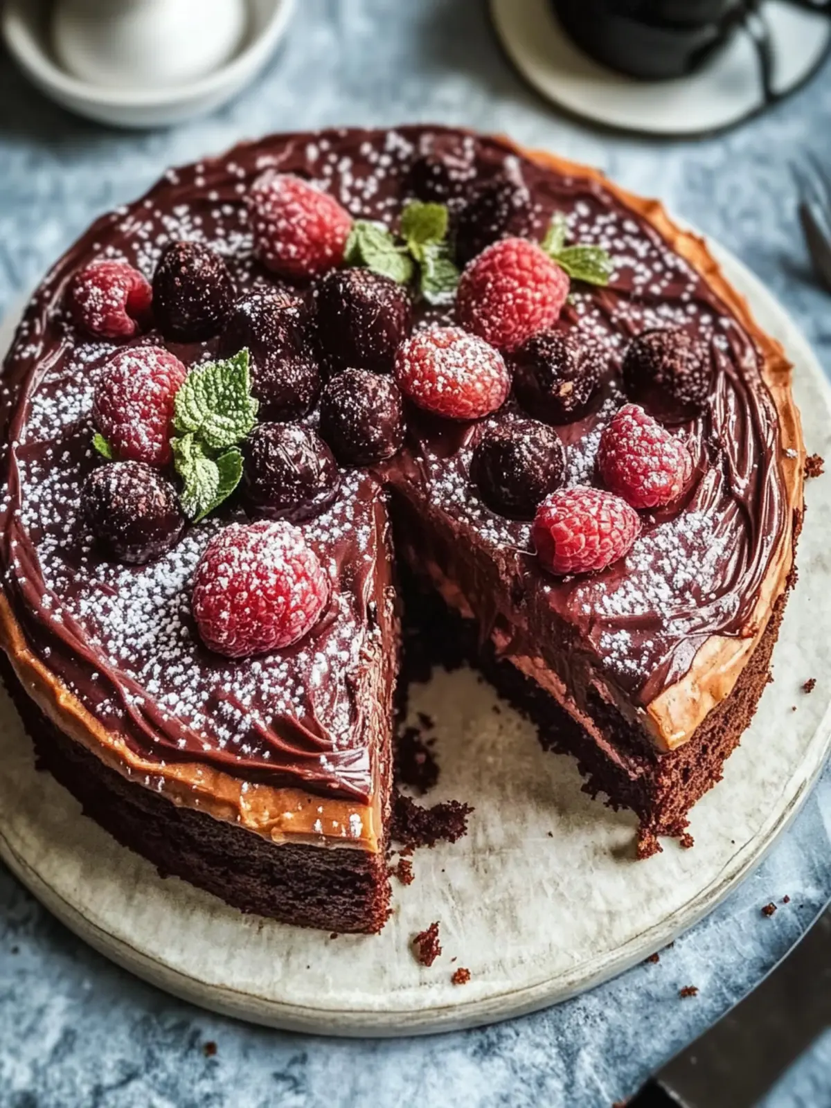 Feuchter, kleiner Schokoladenkuchen – Himmlischer Genuss für alle 2 Feuchter, kleiner Schokoladenkuchen