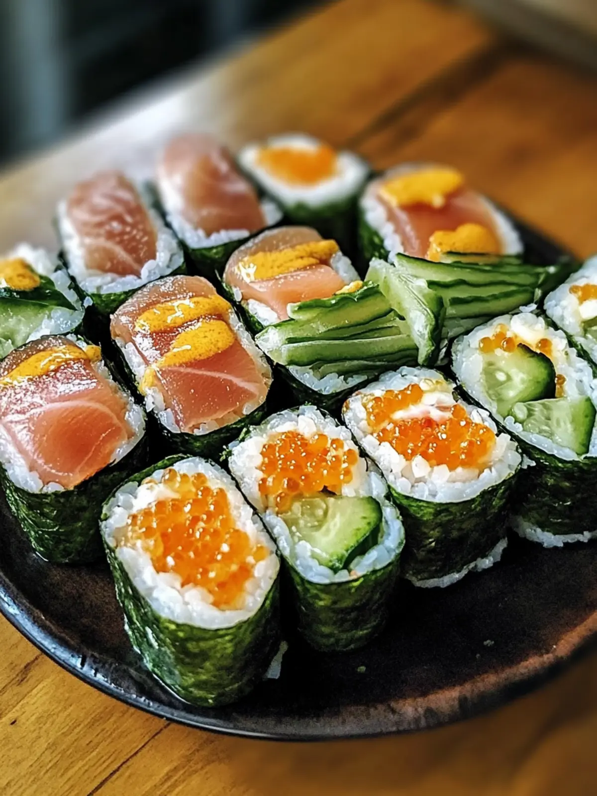 Lecker Spaß Gurken Sushi
