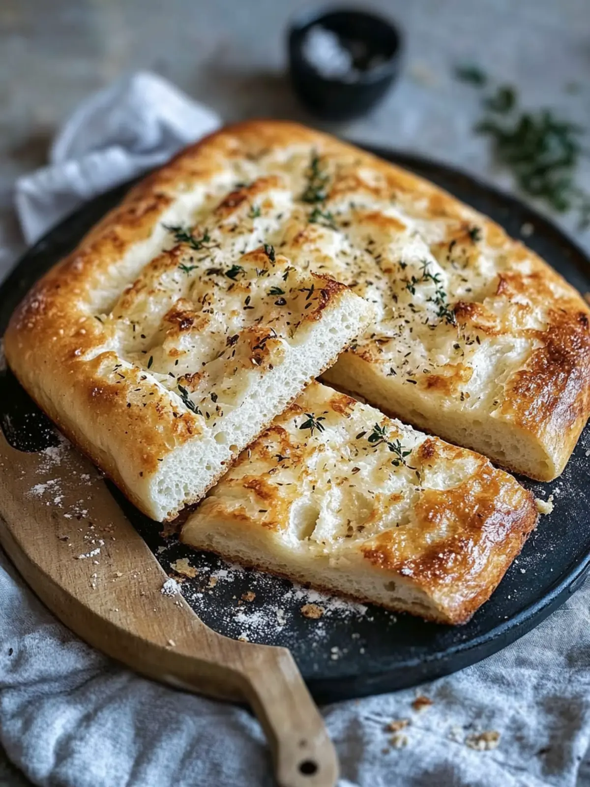 Feta-Brot aus der Heißluftfritteuse