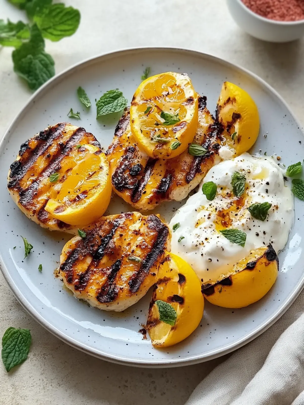 Gegrillte Pfirsiche mit Joghurt und Honig – Erfrischender Genuss! 2 Gegrillte Pfirsiche mit Joghurt und Honig