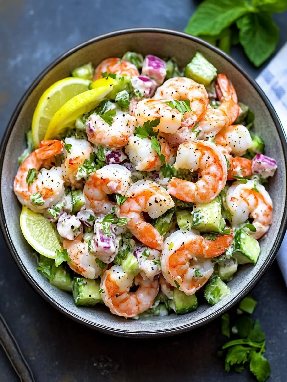 Frischer Shrimpsalat für den perfekten Sommertag 3 Shrimpsalat