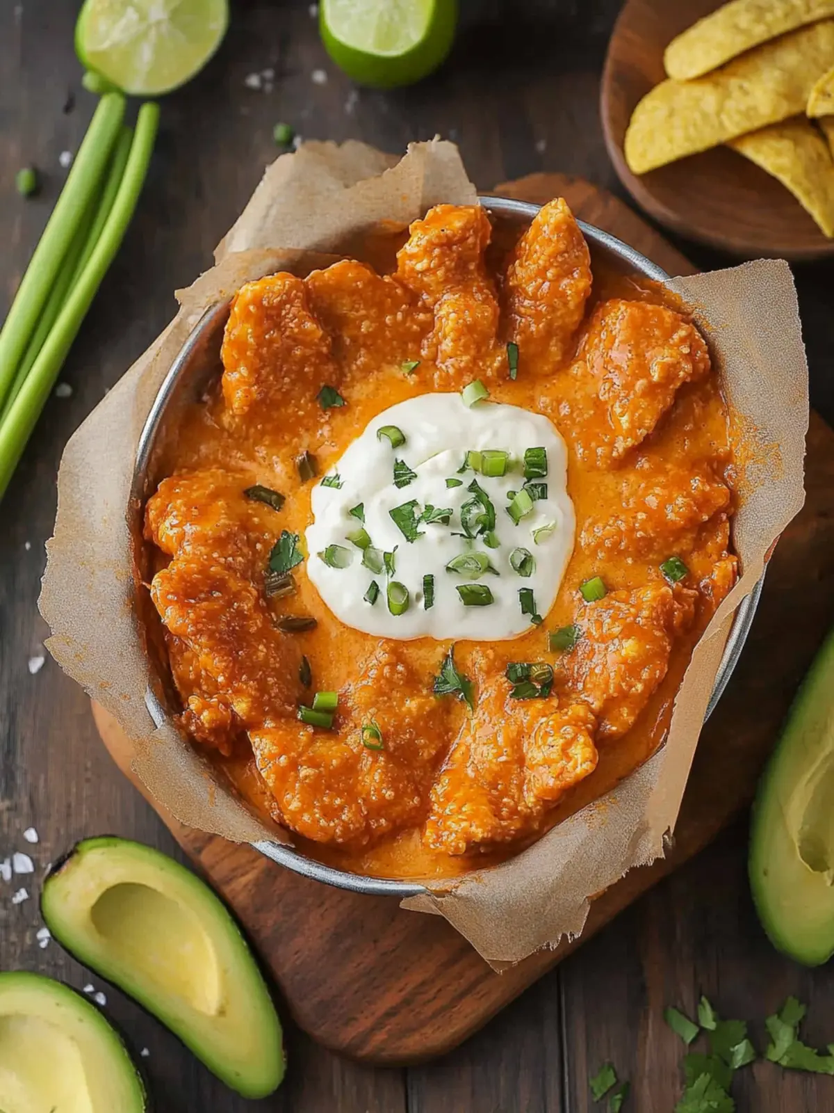 Buffalo-Hühnchen-Dip: Cremiger Genuss für jede Party 2 Buffalo-Hühnchen-Dip