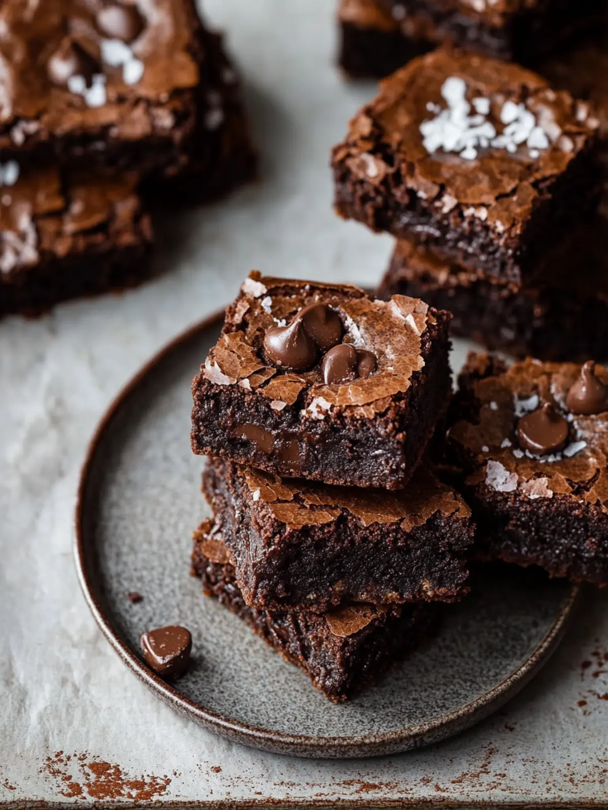 Gesalzene Brownie-Kekse: Fudgy Genüsse für Schokoladenliebhaber 3 Gesalzene Brownie-Kekse