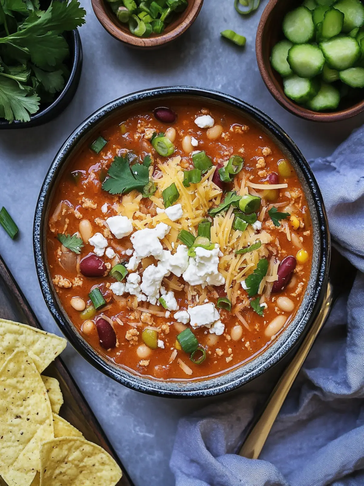 Buffalo-Hühnchen-Chili: Proteinreicher Genuss für jeden Tag 4 Buffalo-Hühnchen-Chili