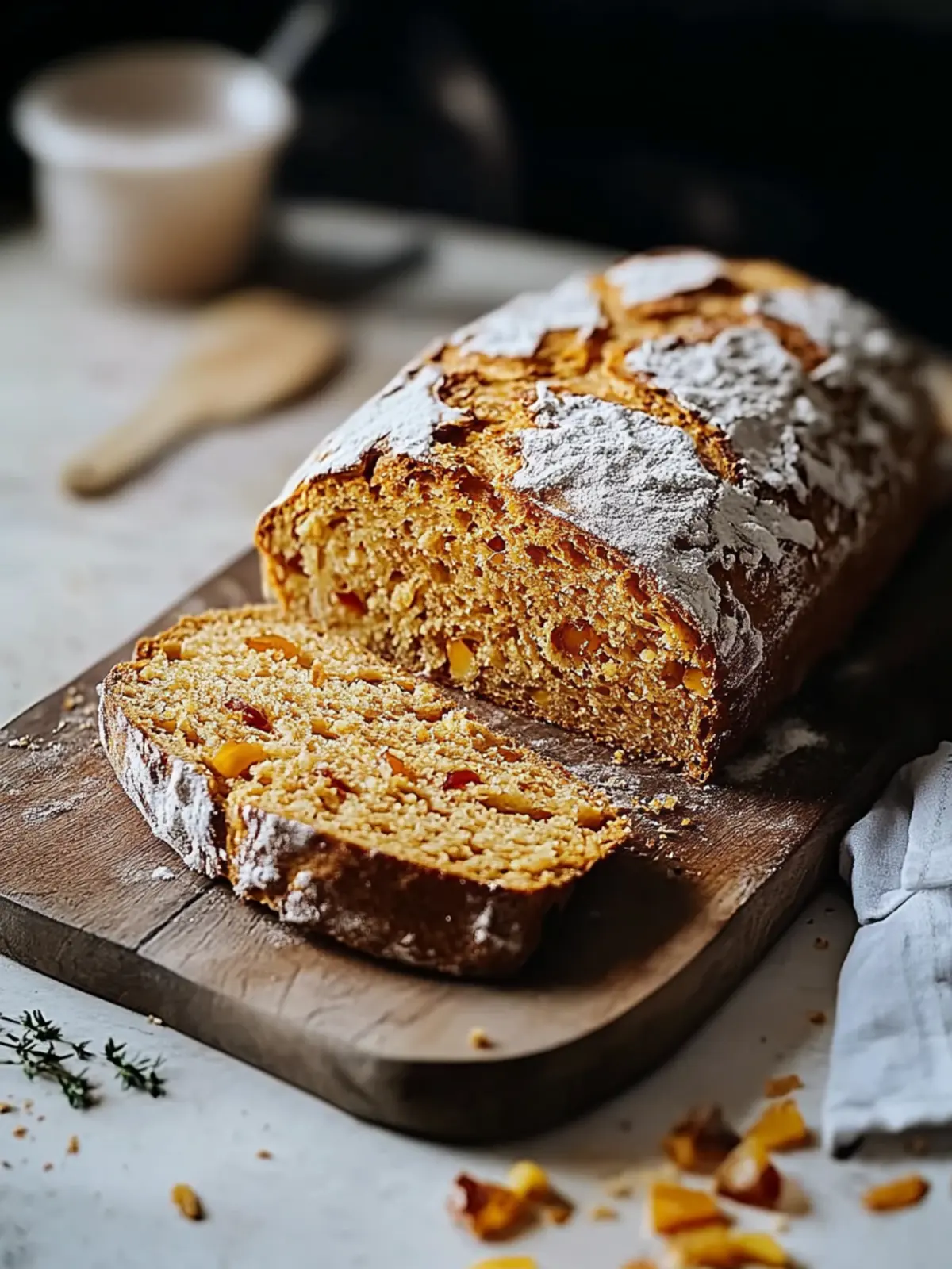 Herzhaftes Kürbisbrot mit Walnüssen für gemütliche Herbsttage 4 Kürbisbrot