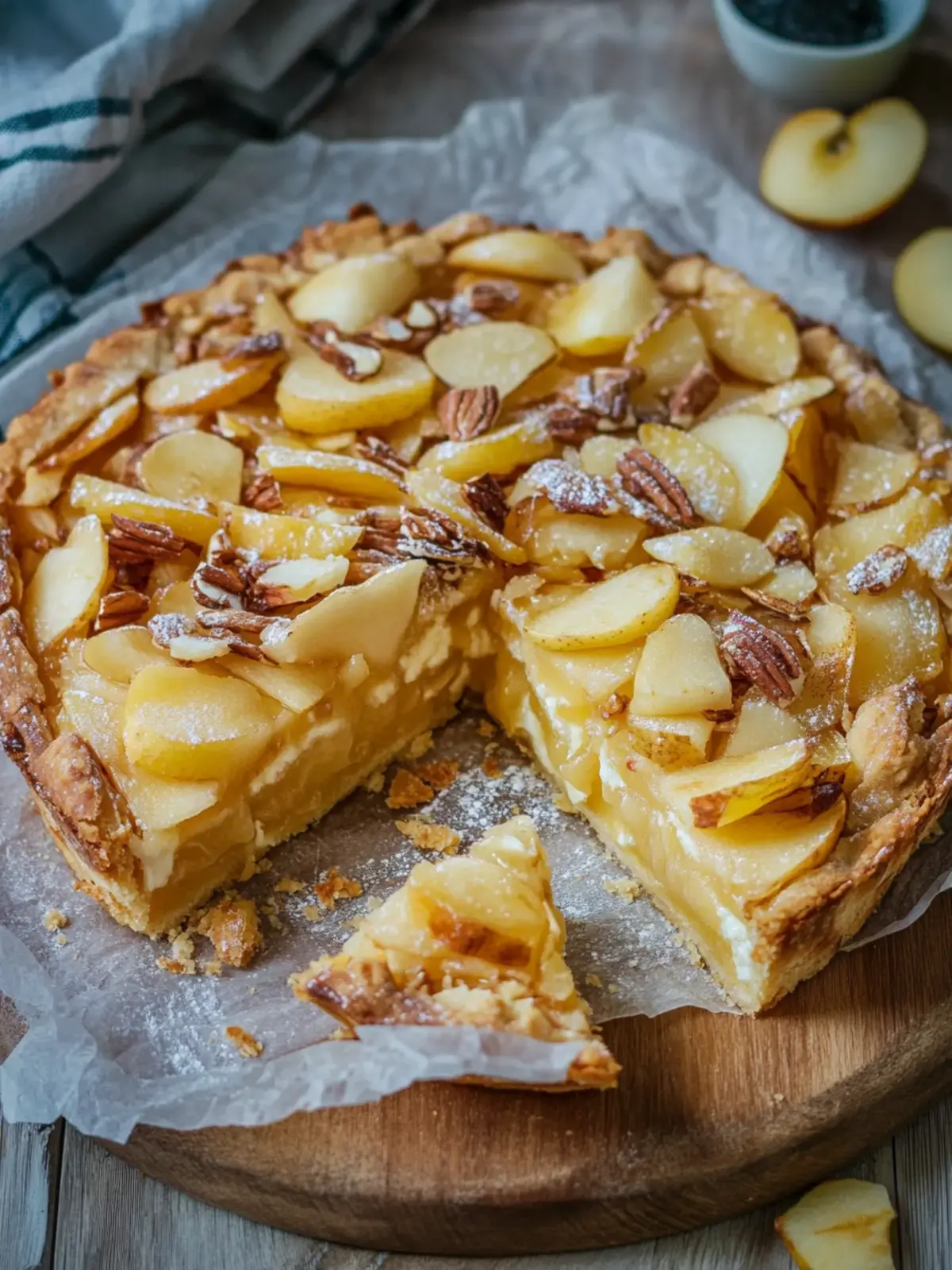 Saftiger Apfel- und Sauerrahm-Blätterkuchen für jede Gelegenheit 4 Apfel- und Sauerrahm-Blätterkuchen