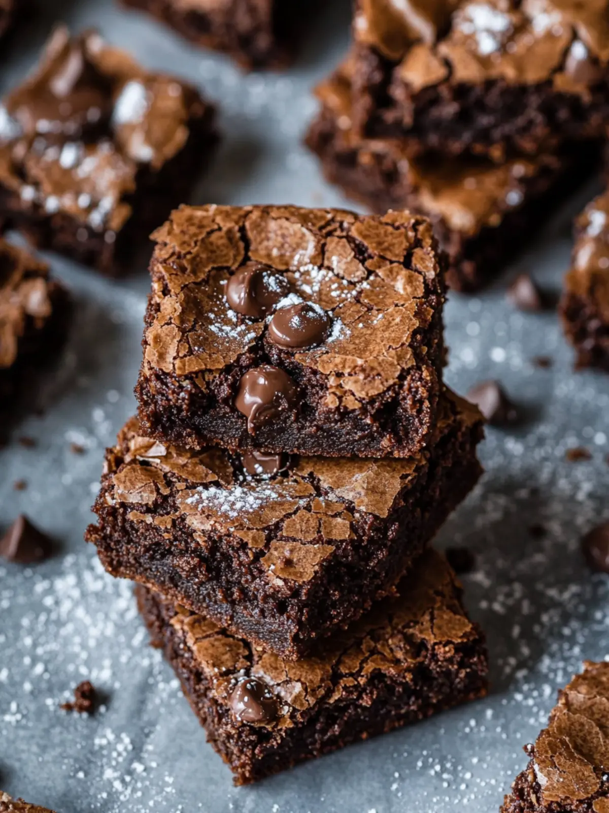 Gesalzene Brownie-Kekse: Fudgy Genüsse für Schokoladenliebhaber 2 Gesalzene Brownie-Kekse