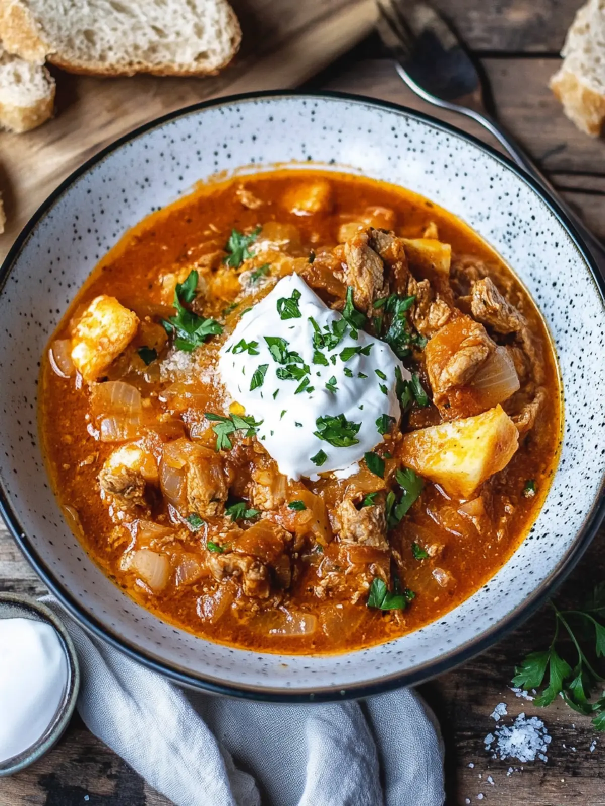 Herzhaftes Szegediner Gulasch mit Sauerkraut und Liebe 5 Szegediner Gulasch
