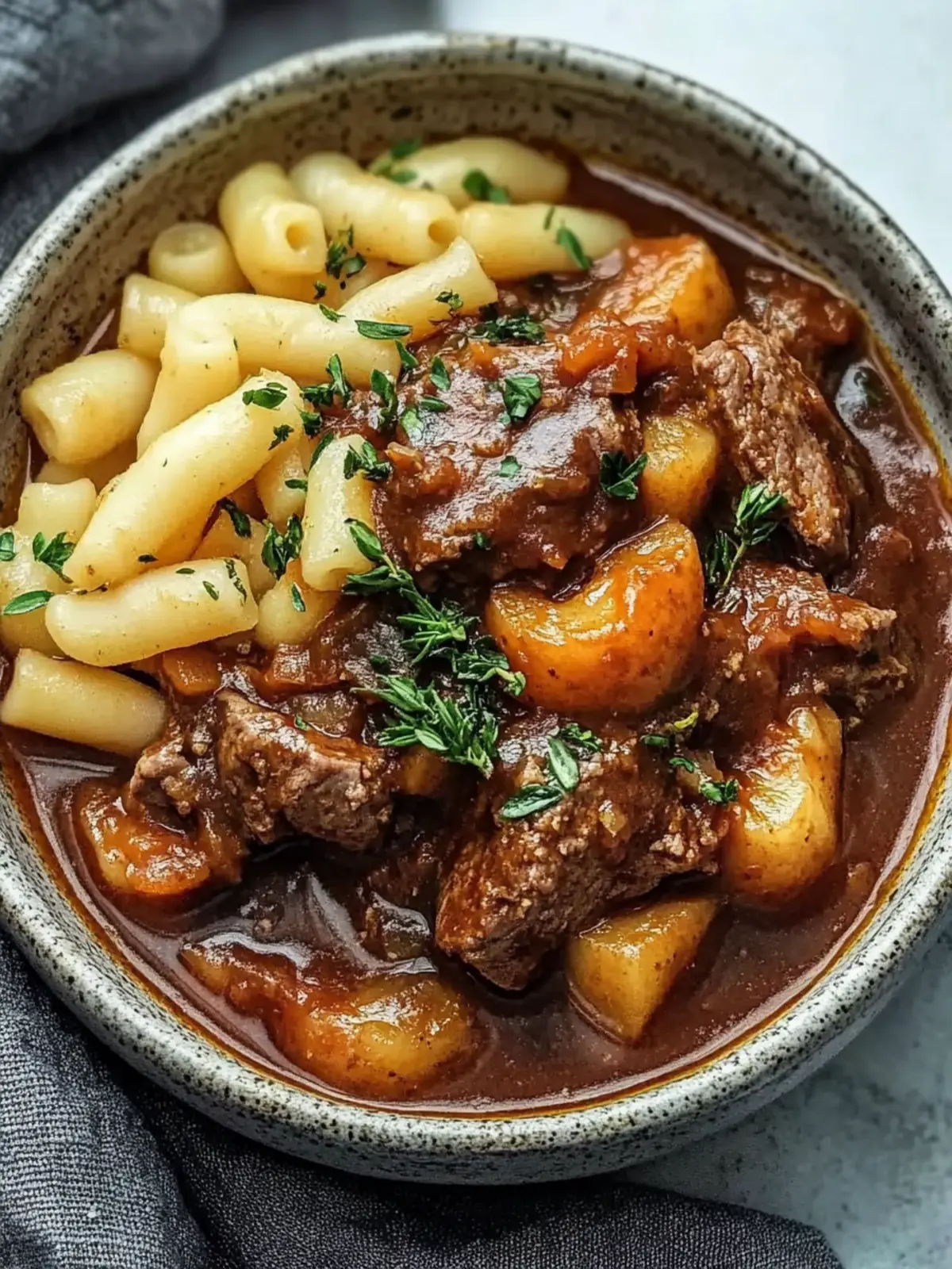 Herzhaftes deutsches Gulasch