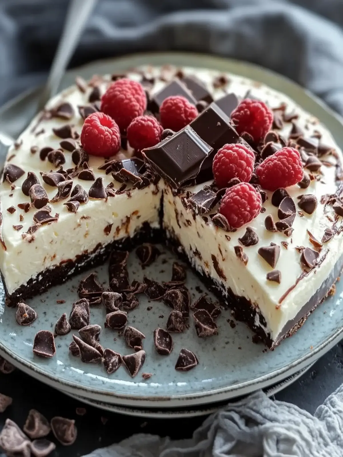 Ohne Backen Schokoladenstückchen Käsekuchen – Ein Genuss für alle 3 Ohne Backen Schokoladenstückchen Käsekuchen