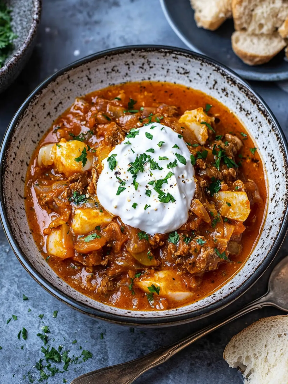 Herzhaftes Szegediner Gulasch mit Sauerkraut und Liebe 2 Szegediner Gulasch