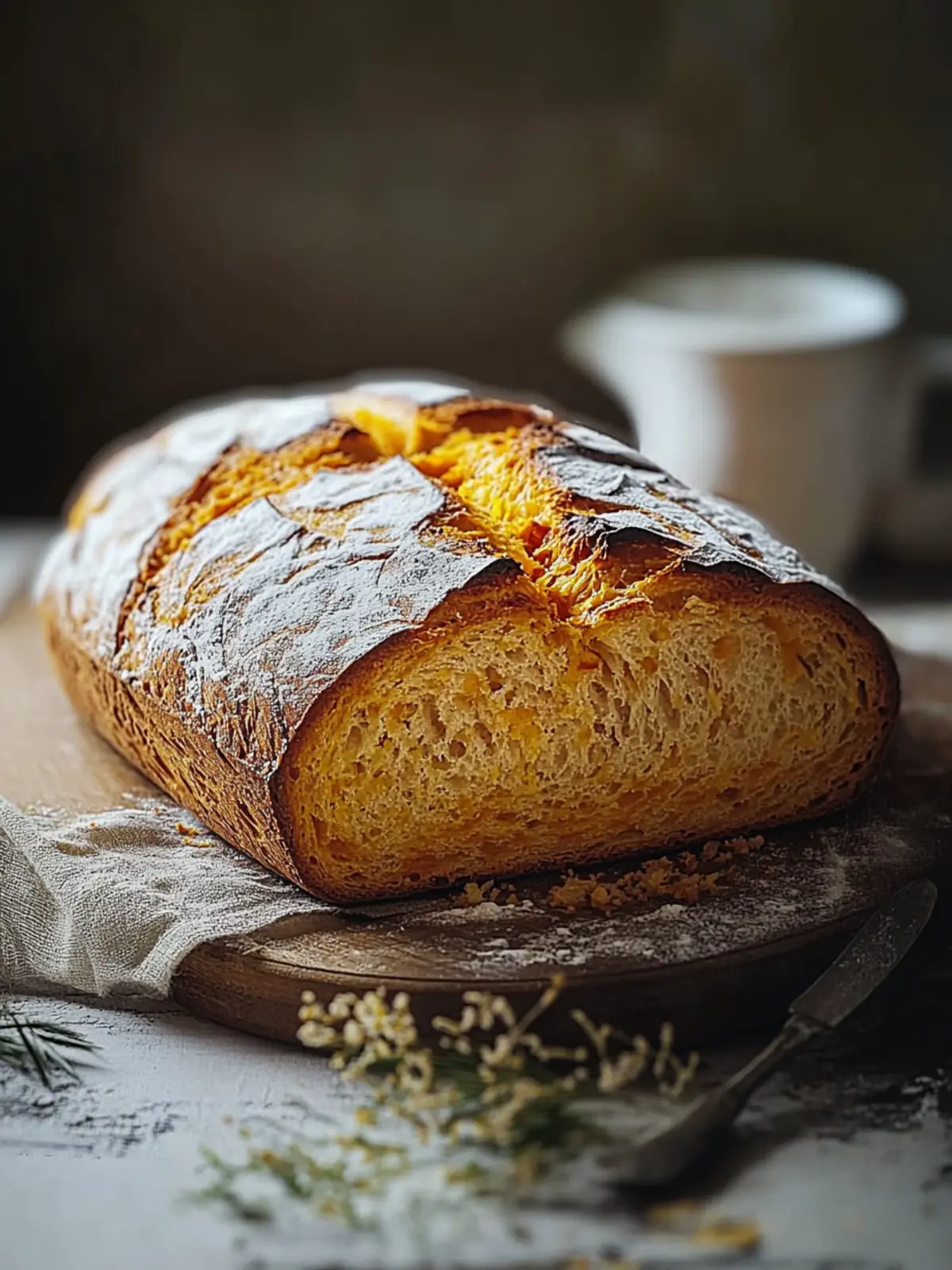 Herzhaftes Kürbisbrot mit Walnüssen für gemütliche Herbsttage 2 Kürbisbrot