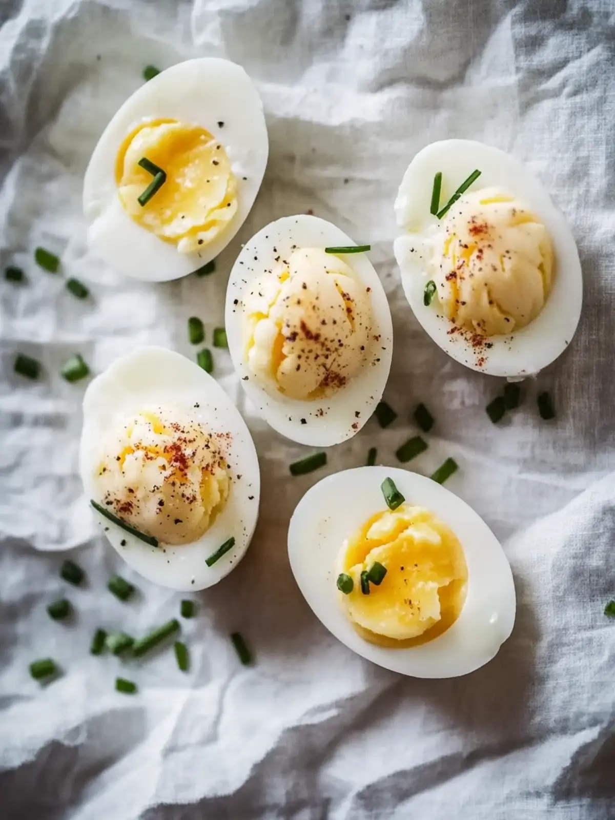 Köstliche Gefüllte Eier ohne Mayonnaise für jeden Anlass 2 Gefüllte Eier (ohne Mayonnaise)