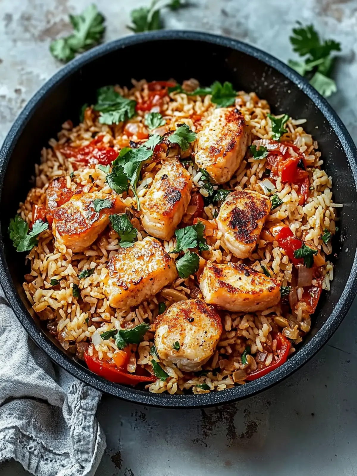 Ein-Topf Hähnchen und Reis: Das perfekte Familiencomfort-Essen 4 Ein-Topf Hähnchen und Reis